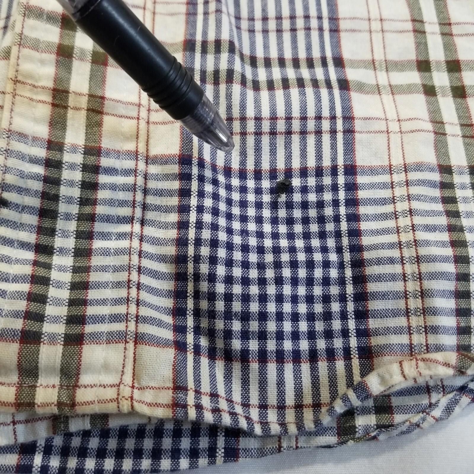 Arrow Arrow River Brand Cream and Blue Plaid Medium Size US M / EU 48-50 / 2 - 8 Thumbnail