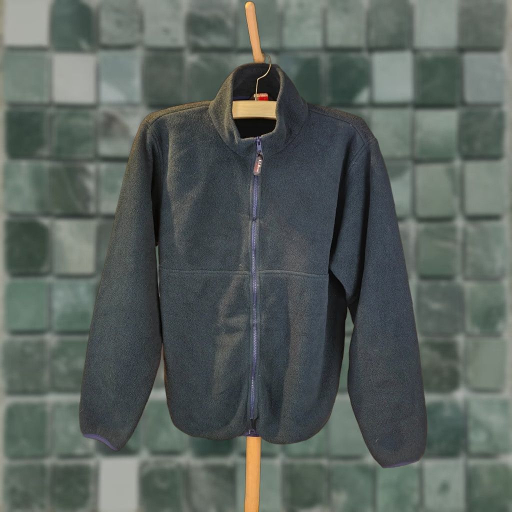 Vintage VINTAGE LL BEAN OUTDOOR GREEN FLEECE FULL ZIP UP SZ MEDIUM TALL SHIRt Mens Green Full Zip 90s LL Bean Outdoor Fleece Full Zip Mens Size US M / EU 48-50 / 2 - 1 Thumbnail