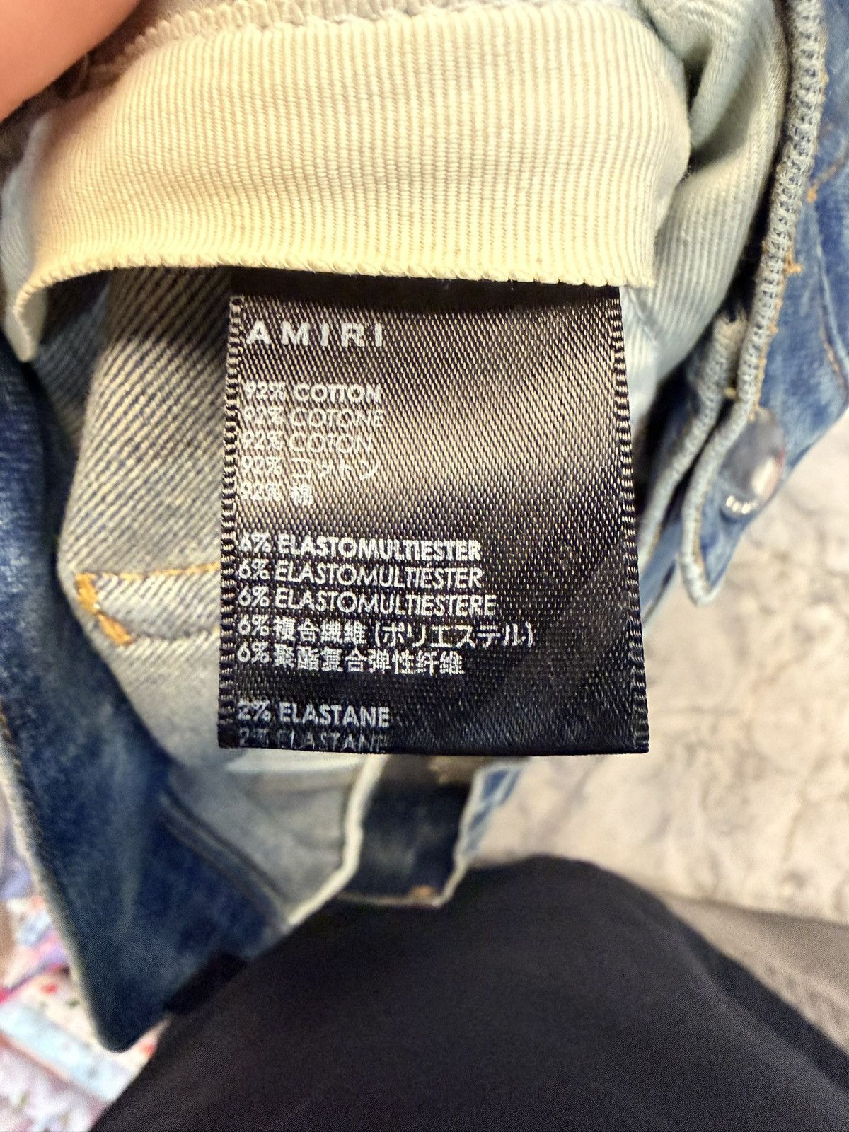 Amiri TCGW AMIRI jeans Blue Size 33 ($920 Retail) Size US 33 - 6 Thumbnail
