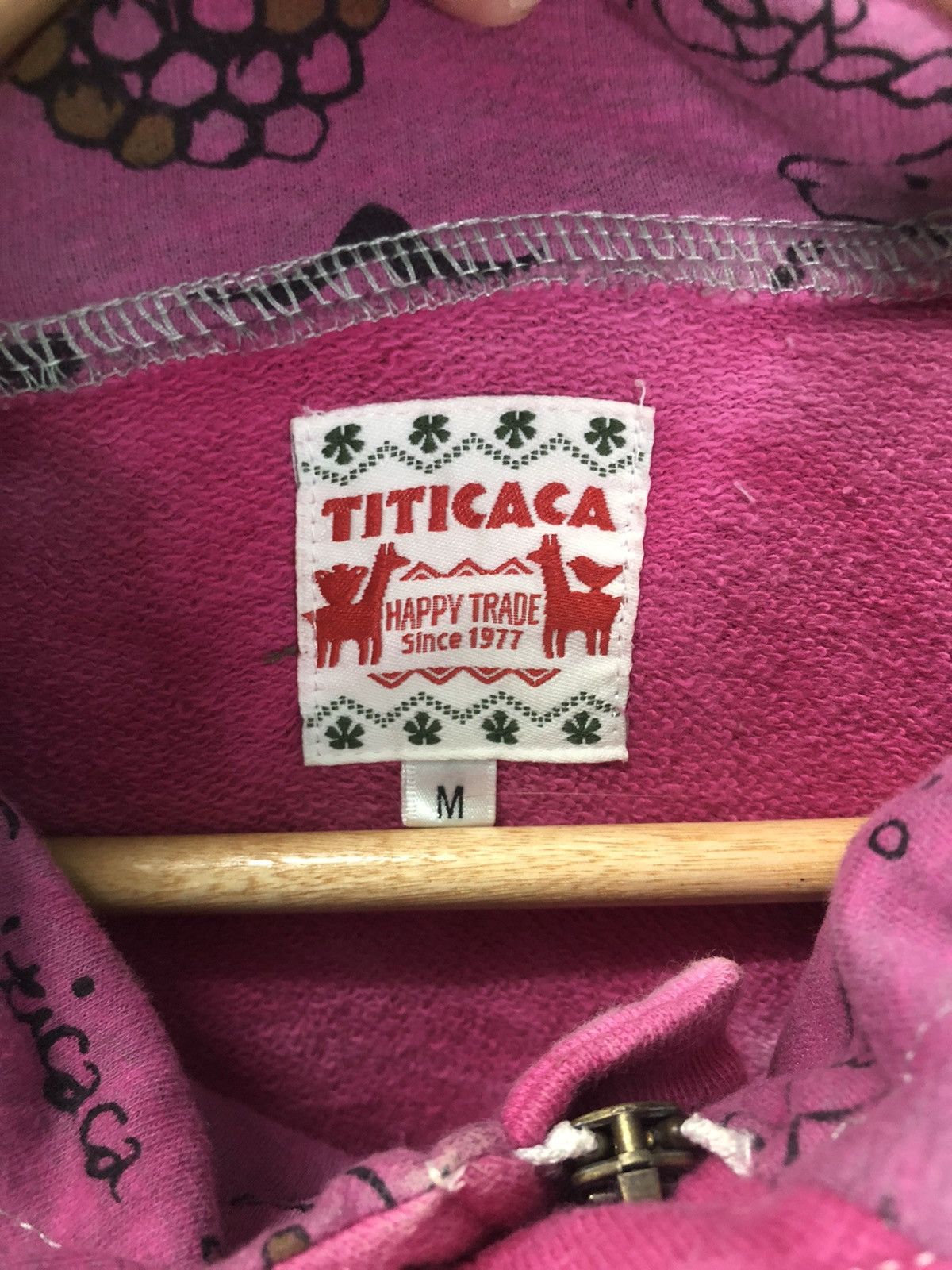 Japanese Brand × Vintage Vintage Titicaca Tie Dye Hoodie Zip Up Size US XS / EU 42 / 0 - 14 Thumbnail