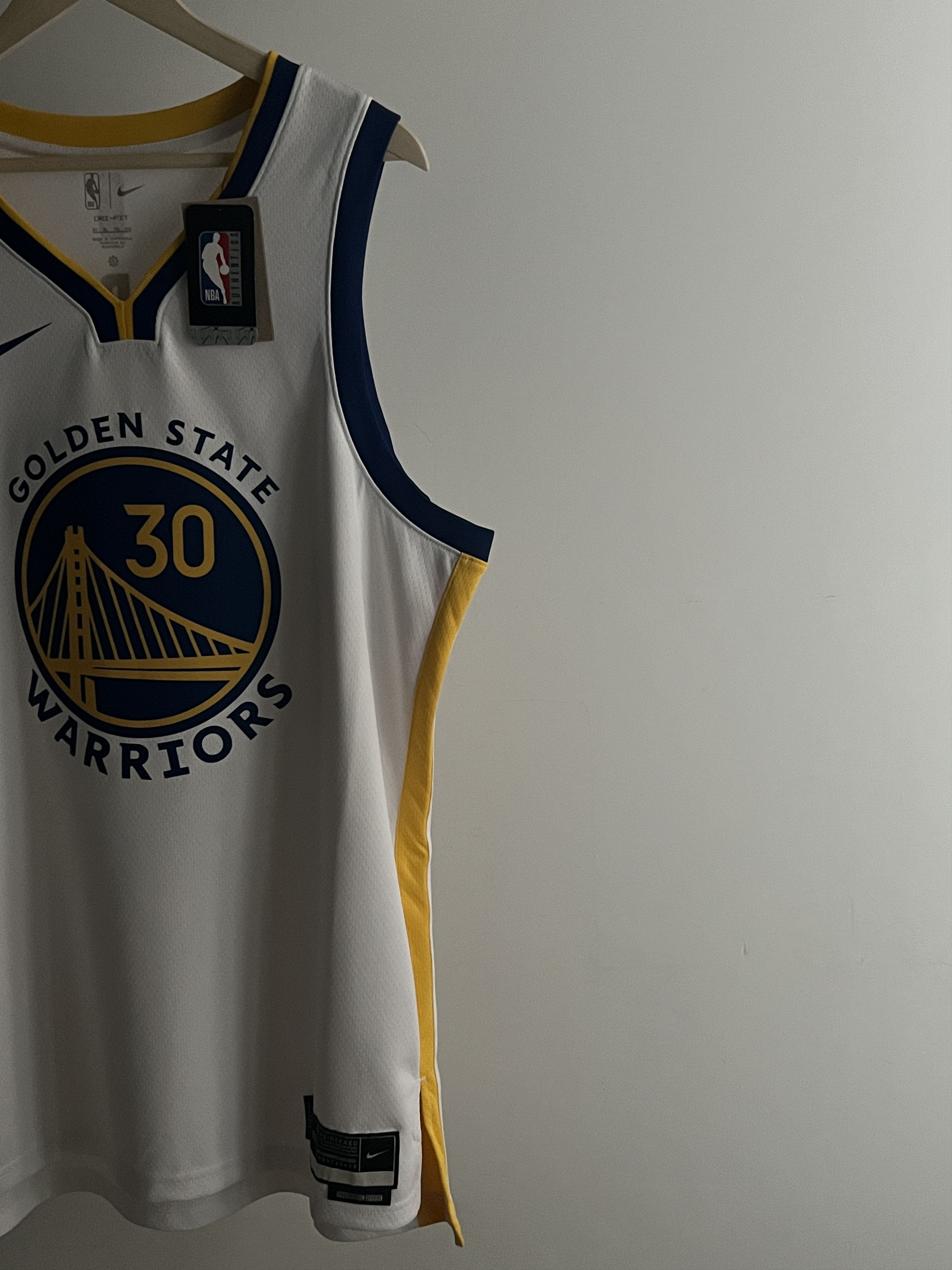 NBA × Nike Jersey Nike Stephen Curry 30 Golden State Warriors NBA USA Size US XL / EU 56 / 4 - 2 Thumbnail