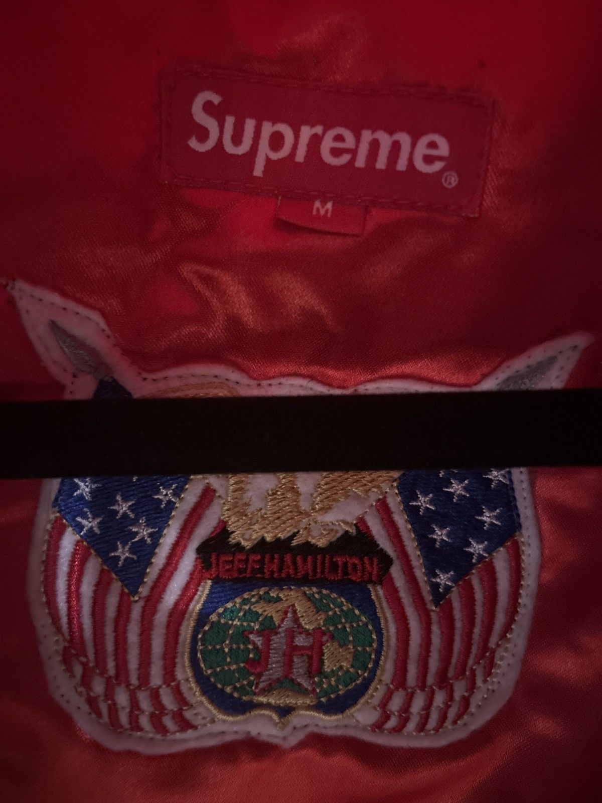Supreme JEFF HAMILTON x SUPREME RIDGE STREET LEATHER JACKET Size US M / EU 48-50 / 2 - 8 Thumbnail