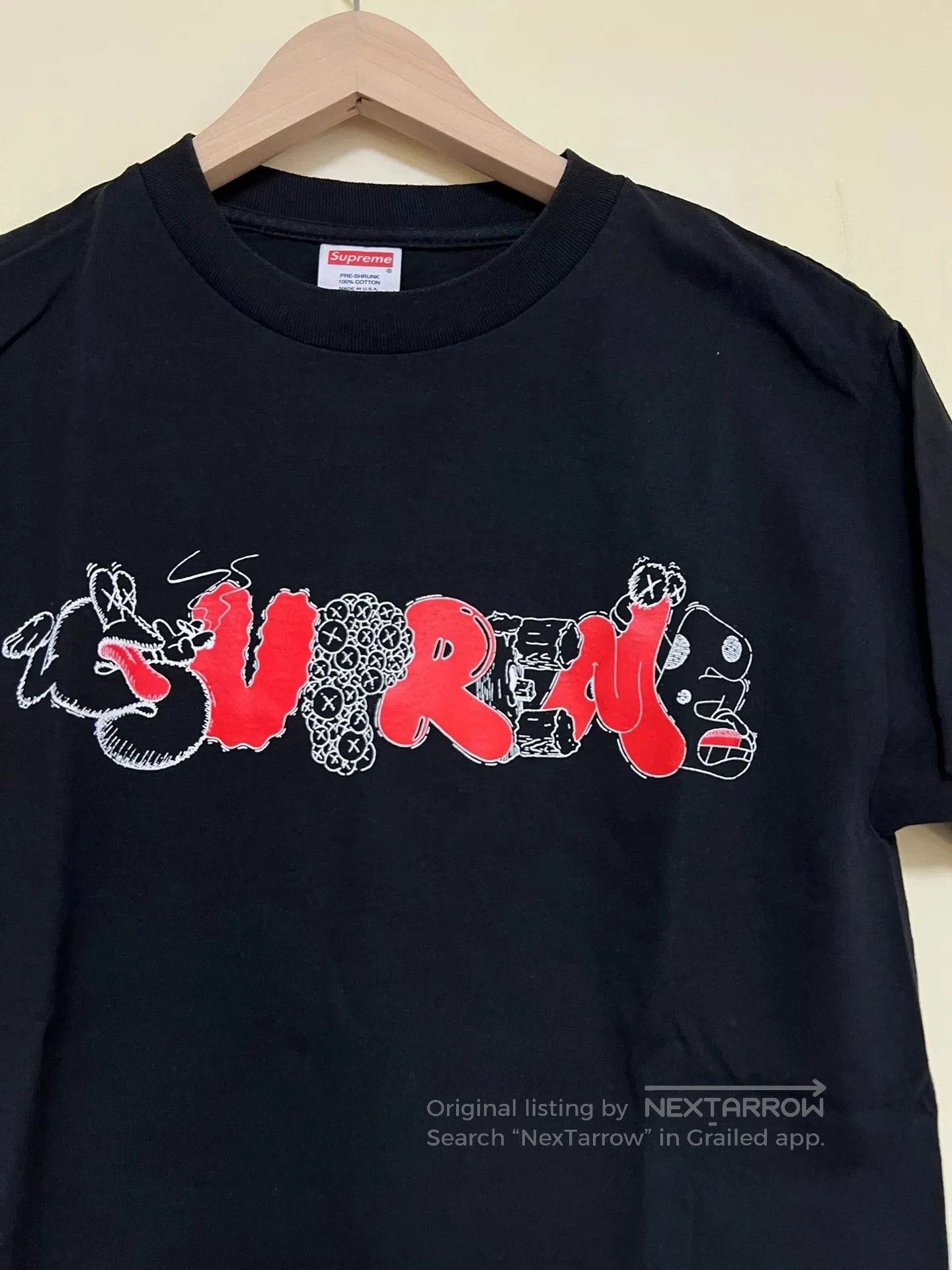 Supreme OriginalFake x Supreme T-Shirt in Black. Size US S / EU 44-46 / 1 - 2 Thumbnail