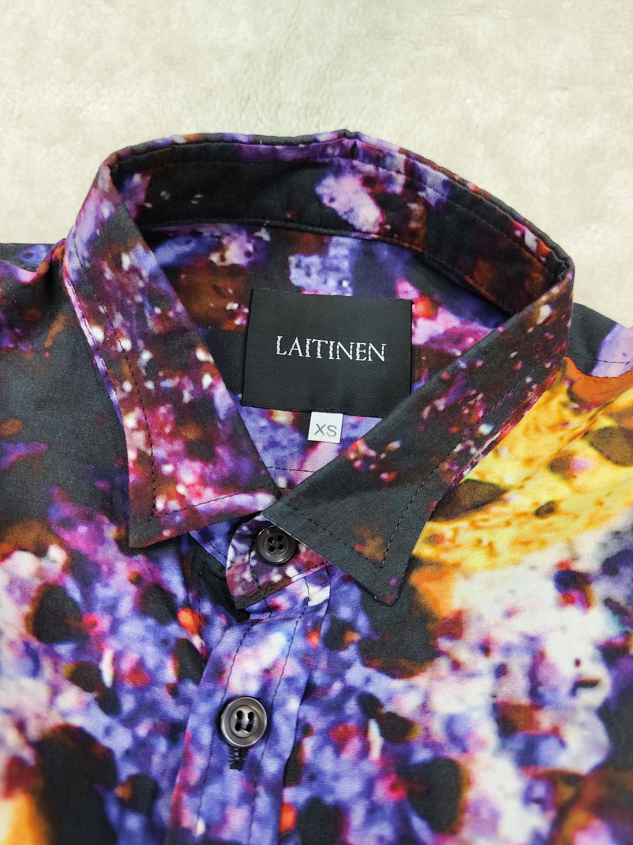 Arts & Science Laitinen- Abstract Multicolor Mineral Art Graphic Shirt Size M / US 6-8 / IT 42-44 - 7 Thumbnail