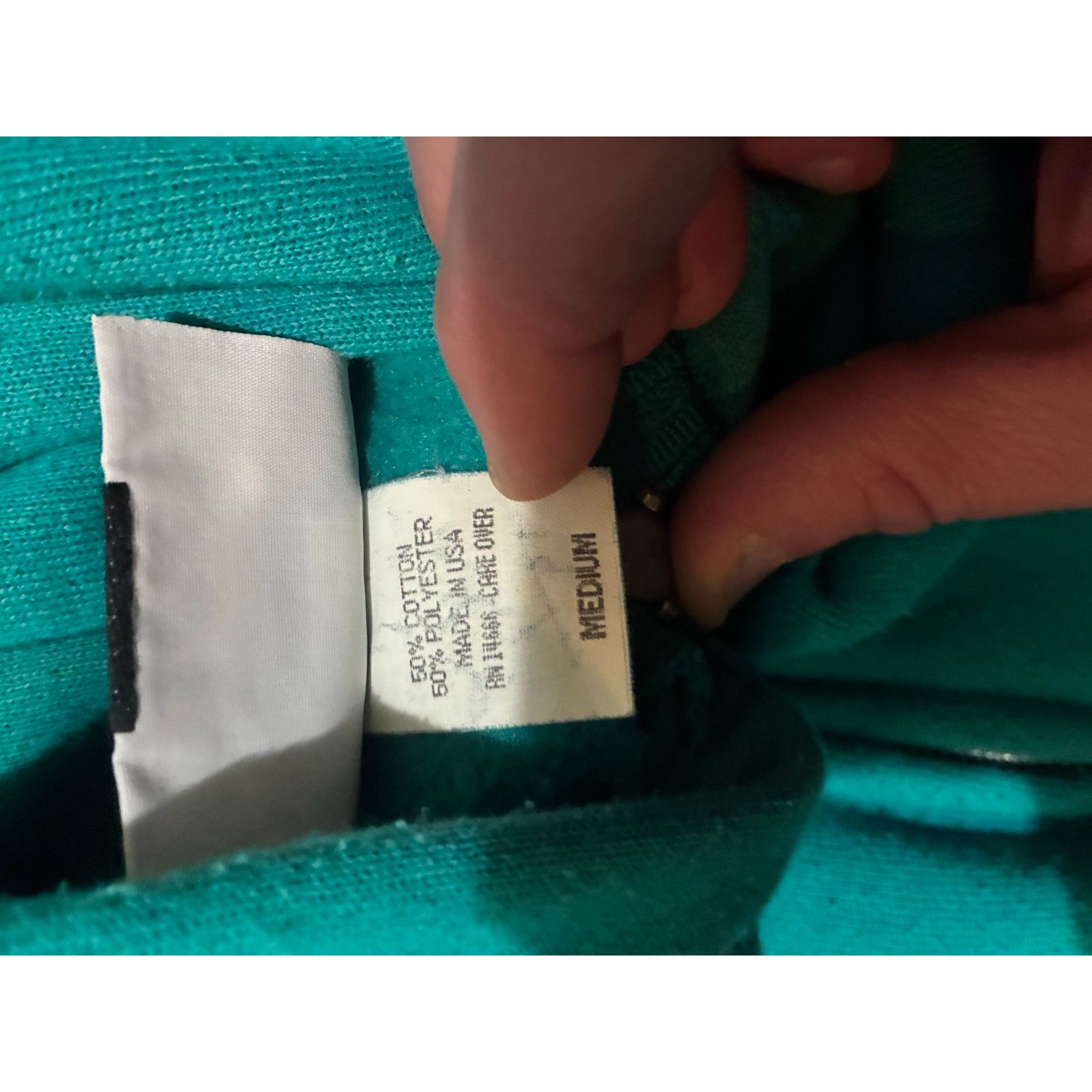 Lee Vintage Turquoise Lee Zip Hoodie Medium Heavyweight USA Size M / US 6-8 / IT 42-44 - 1 Thumbnail