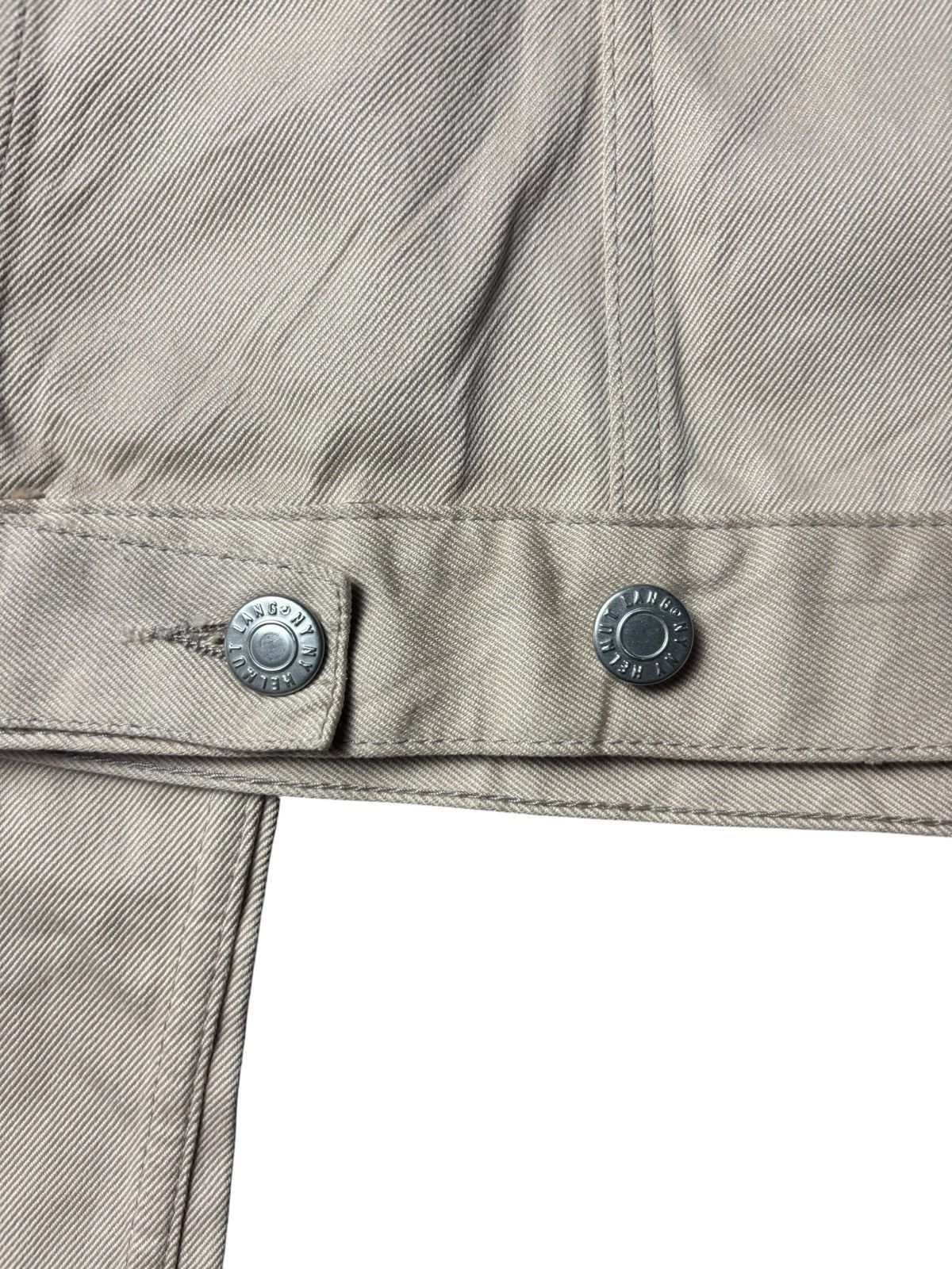 Helmut Lang 1990s Helmut Lang Oversleeve Raw Silk Denim Jacket Deadstock Size US S / EU 44-46 / 1 - 9 Thumbnail