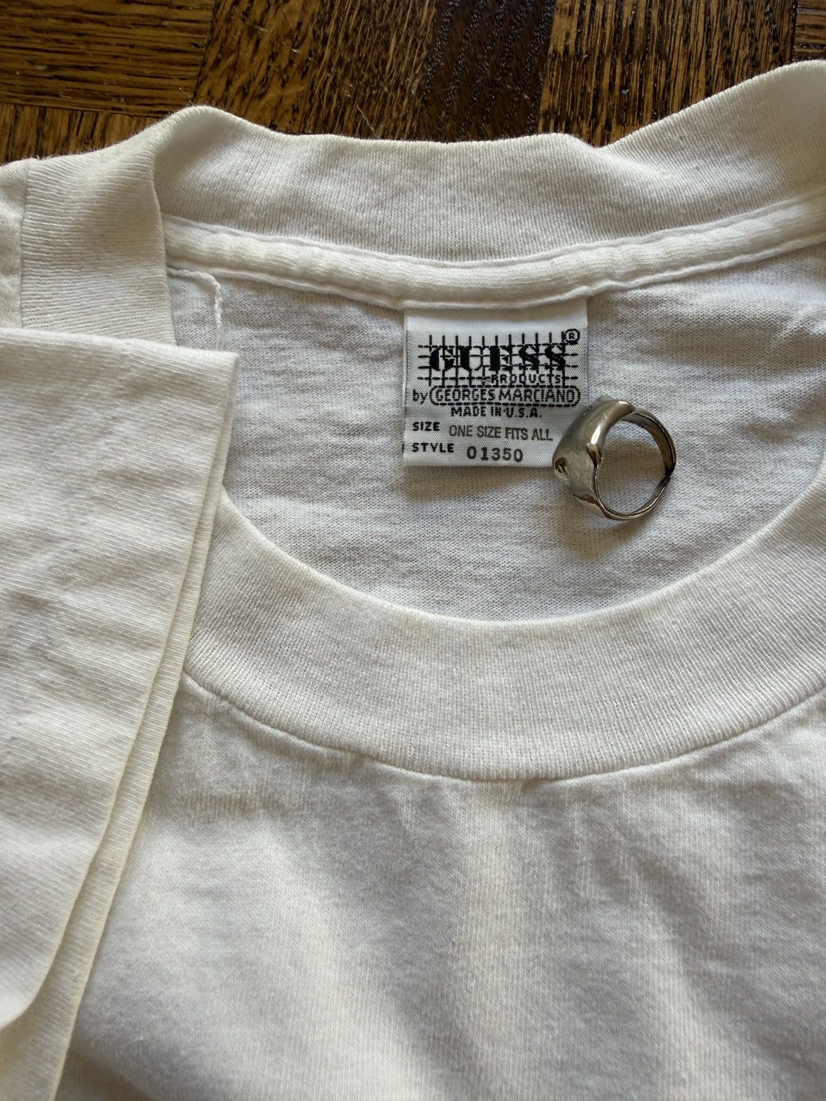 Guess Vintage 90s Guess Jeans Graphic Tee Size US XL / EU 56 / 4 - 4 Thumbnail