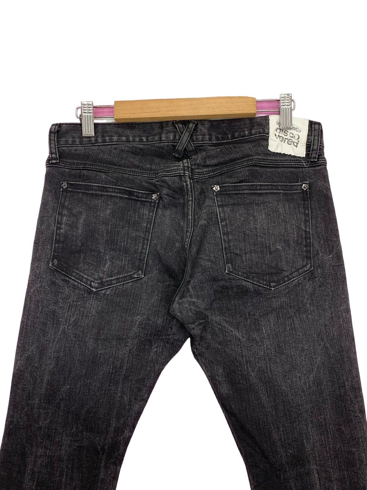 DISCOVERED × Japanese Brand Discovered Japanese Skinny Distressed Denim Pants (AD27) Size 29" - 10 Thumbnail
