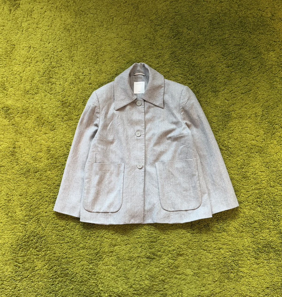 Designer × Sandro Sandro oldmoney style wool blazer jacket Size M / US 6-8 / IT 42-44 - 1 Thumbnail