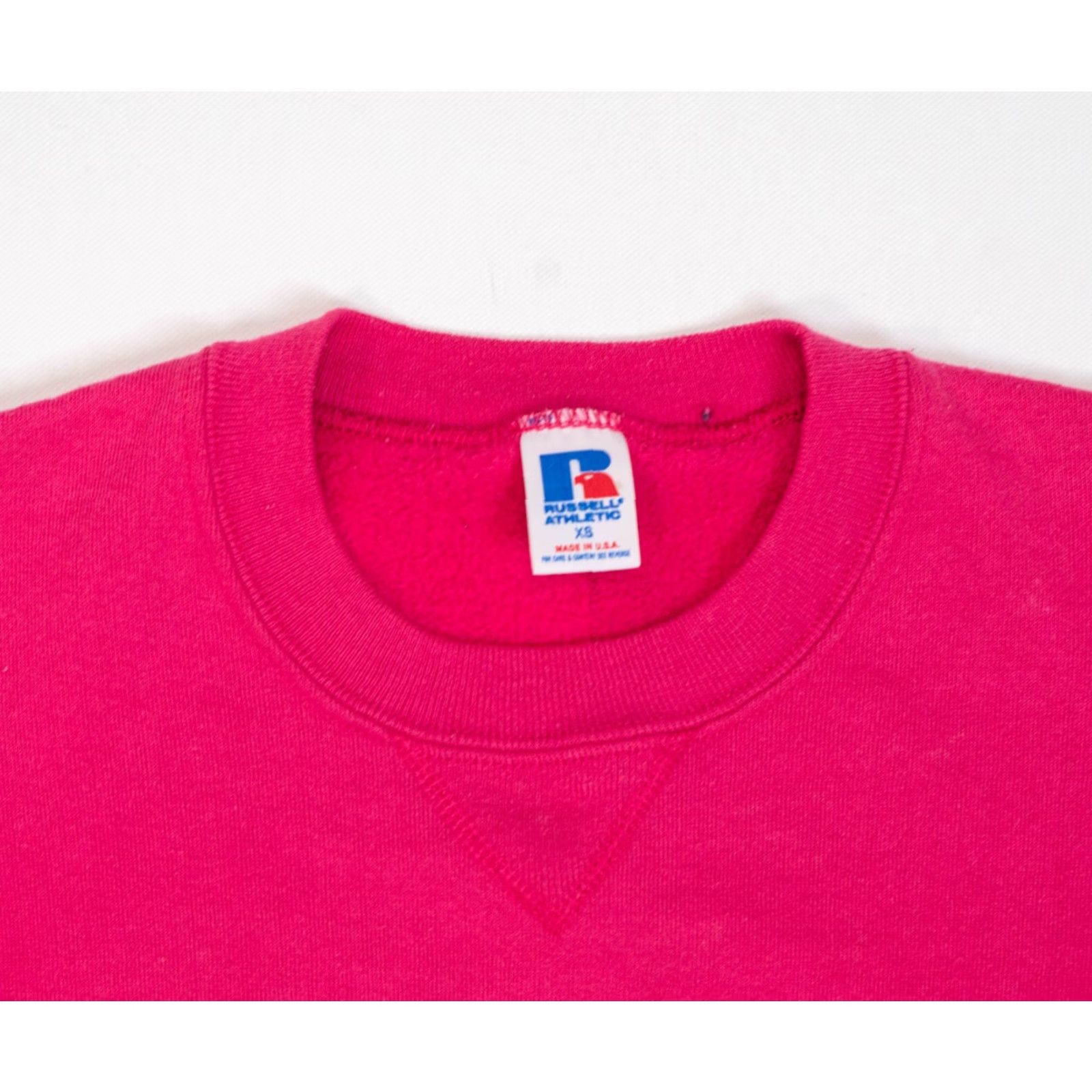 Russell Athletic VINTAGE Russell Athletic Pink Crewneck Sweatshirt Womens XS VTG Size XS / US 0-2 / IT 36-38 - 2 Thumbnail