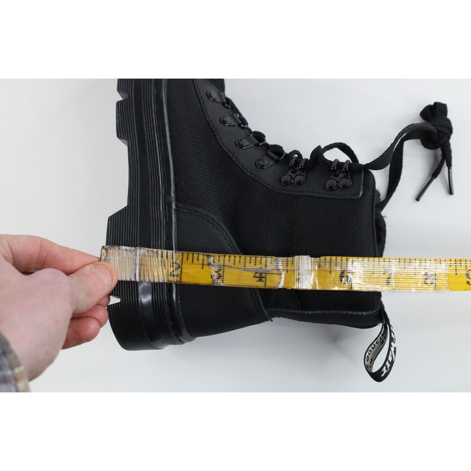 Dr. Martens Vintage Y2K Dr Martens Ballistic Nylon Combs Combat Boots Size US 7 / IT 37 - 10 Thumbnail