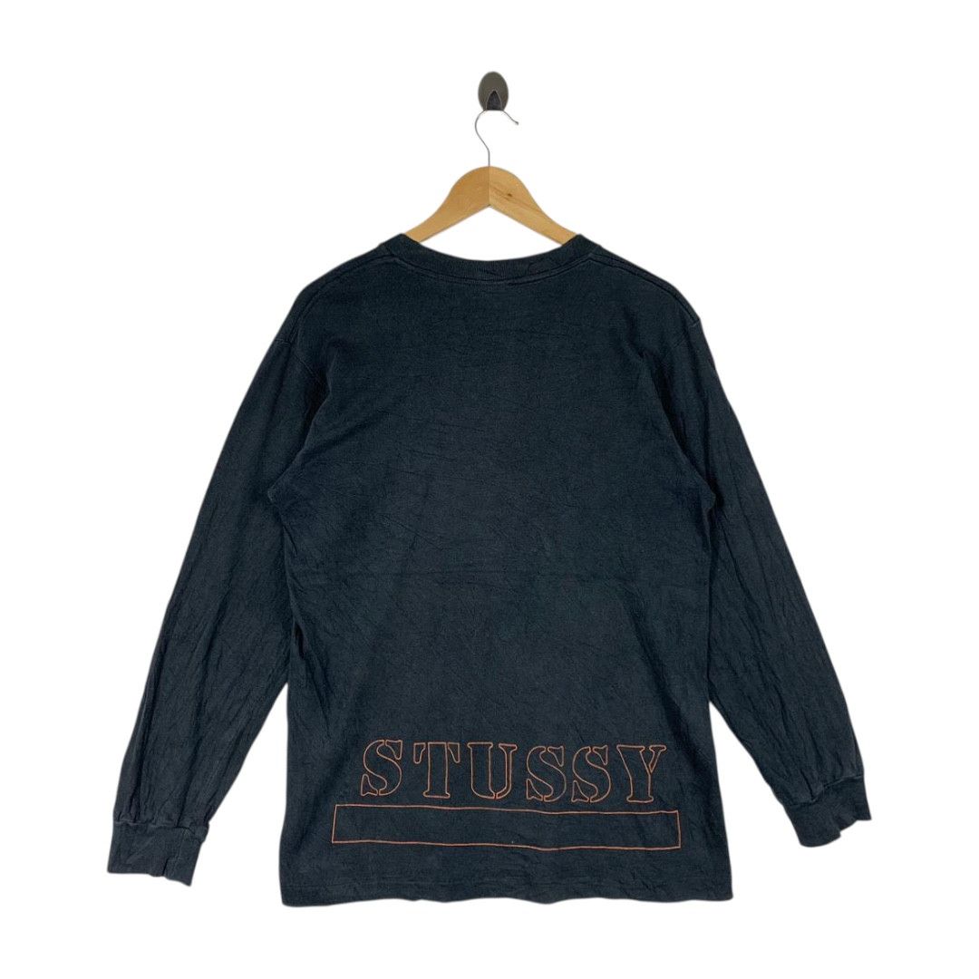Stussy Vintage 90s STUSSY big S logo long sleeve tee Size US M / EU 48-50 / 2 - 4 Thumbnail