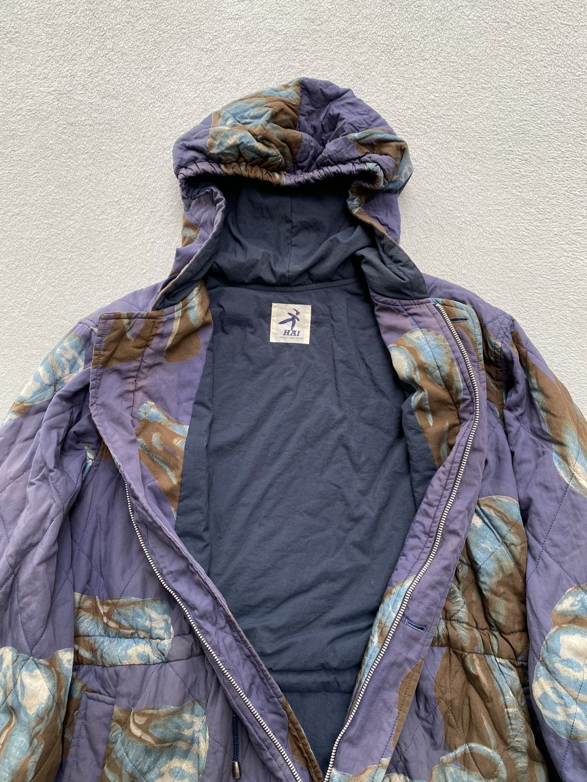 Hai Sporting Gear 1980s Hai Sporting Gear by Issey Miyake Elephant Print Parka Size US M / EU 48-50 / 2 - 6 Thumbnail