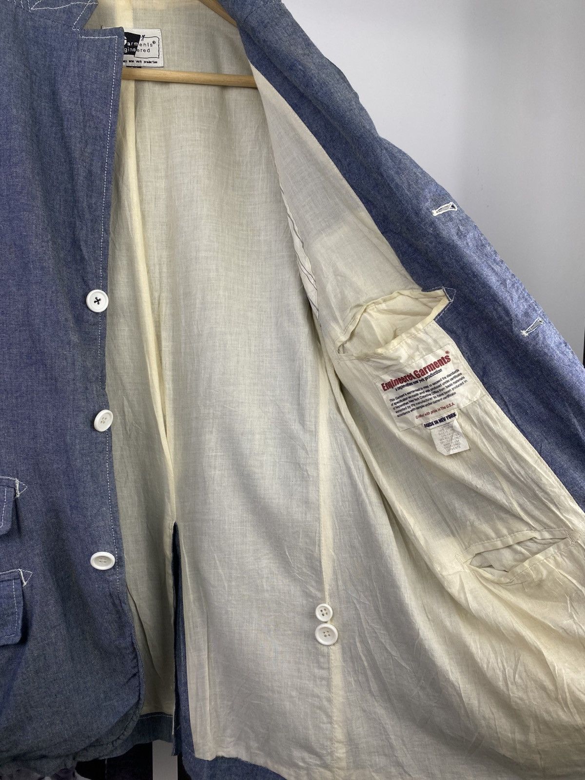 Engineered Garments Engineered Garments 3 Pocket Indigo Blue Jacket Blazer Size US M / EU 48-50 / 2 - 6 Thumbnail