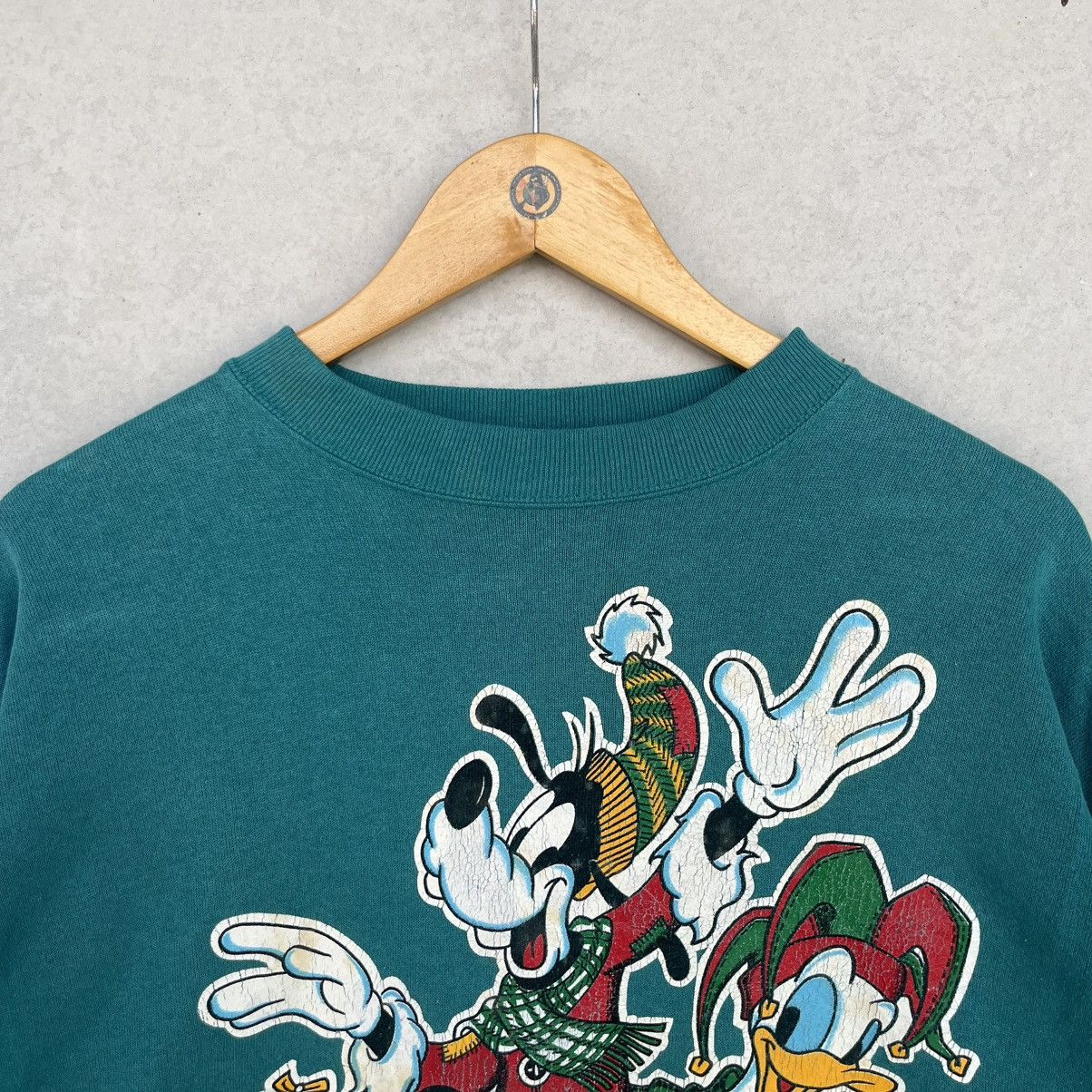 Other Vintage Disney Mickey Mouse ChristmasGreen Sweatshirt Size L Size L / US 10 / IT 46 - 4 Thumbnail
