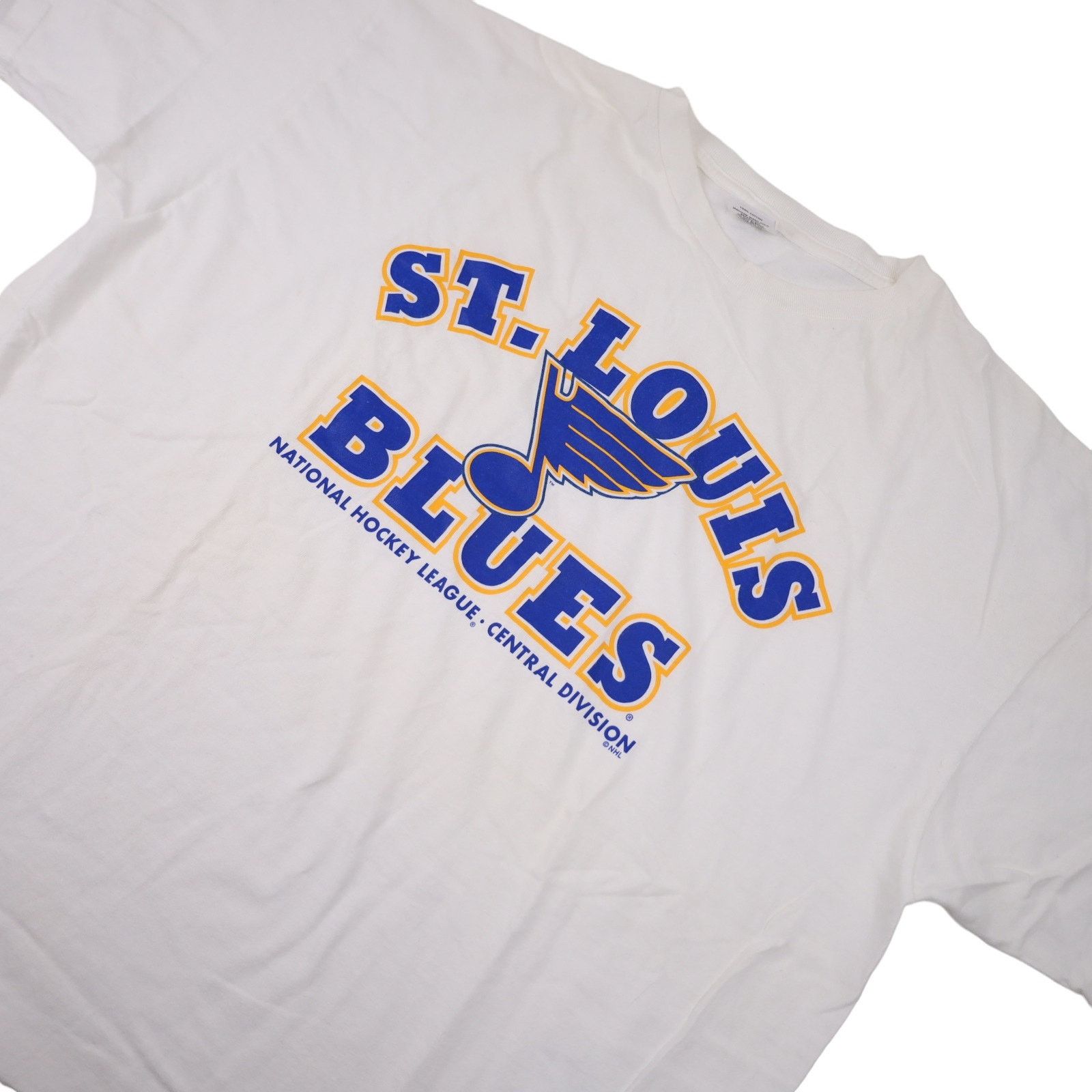 NHL × Starter × Vintage Vintage Starter St. Louis Blues Graphic T Shirt Size US XL / EU 56 / 4 - 2 Thumbnail
