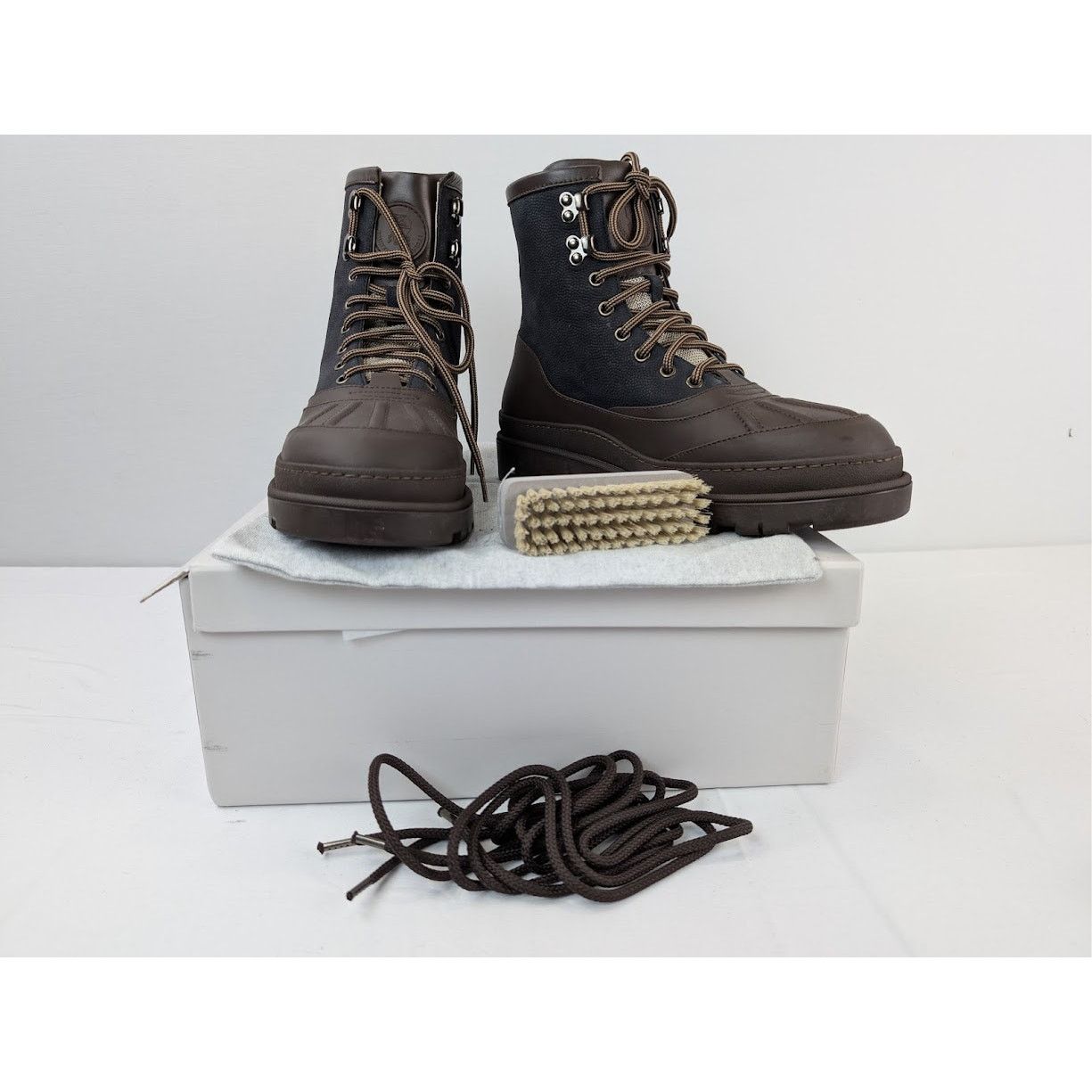 Brunello Cucinelli o1rshd1 Boots in Black/Brown Size US 9 / EU 42 - 19 Thumbnail