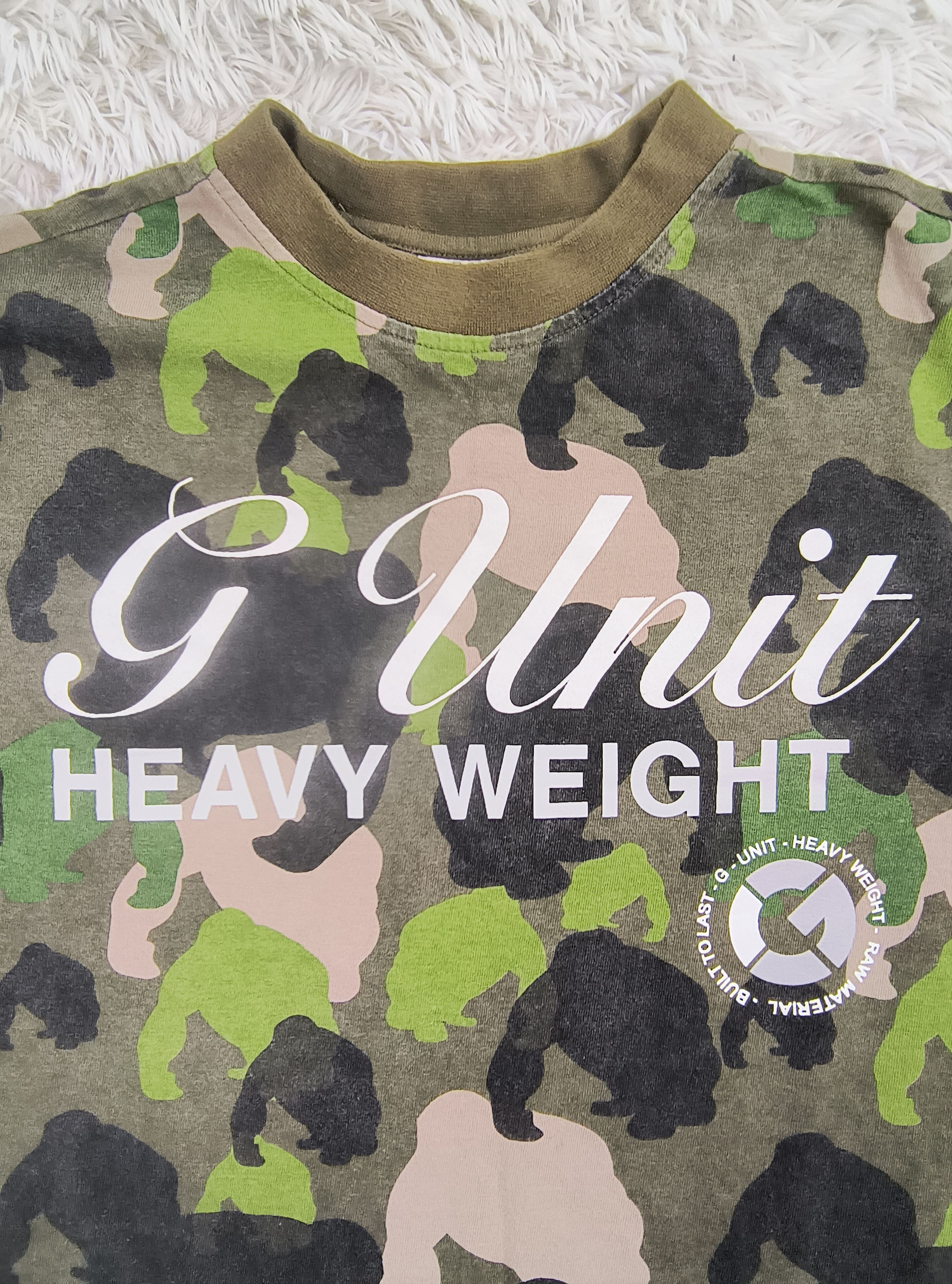 50 Cent Vintage Y2K G Unit camo tee Size US L / EU 52-54 / 3 - 1 Thumbnail
