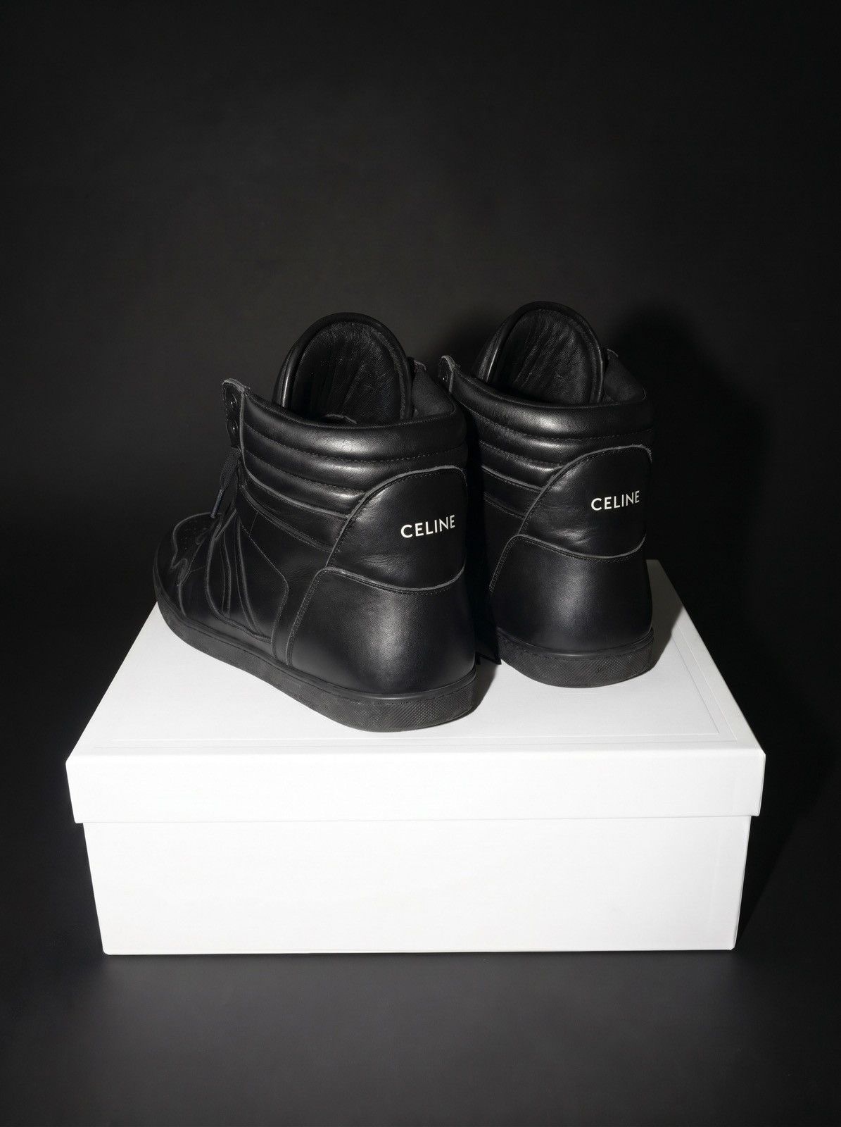 Celine Celine Calfskin Triple Black Trainer/ Hedi Slimane Size US 10 / EU 43 - 3 Thumbnail