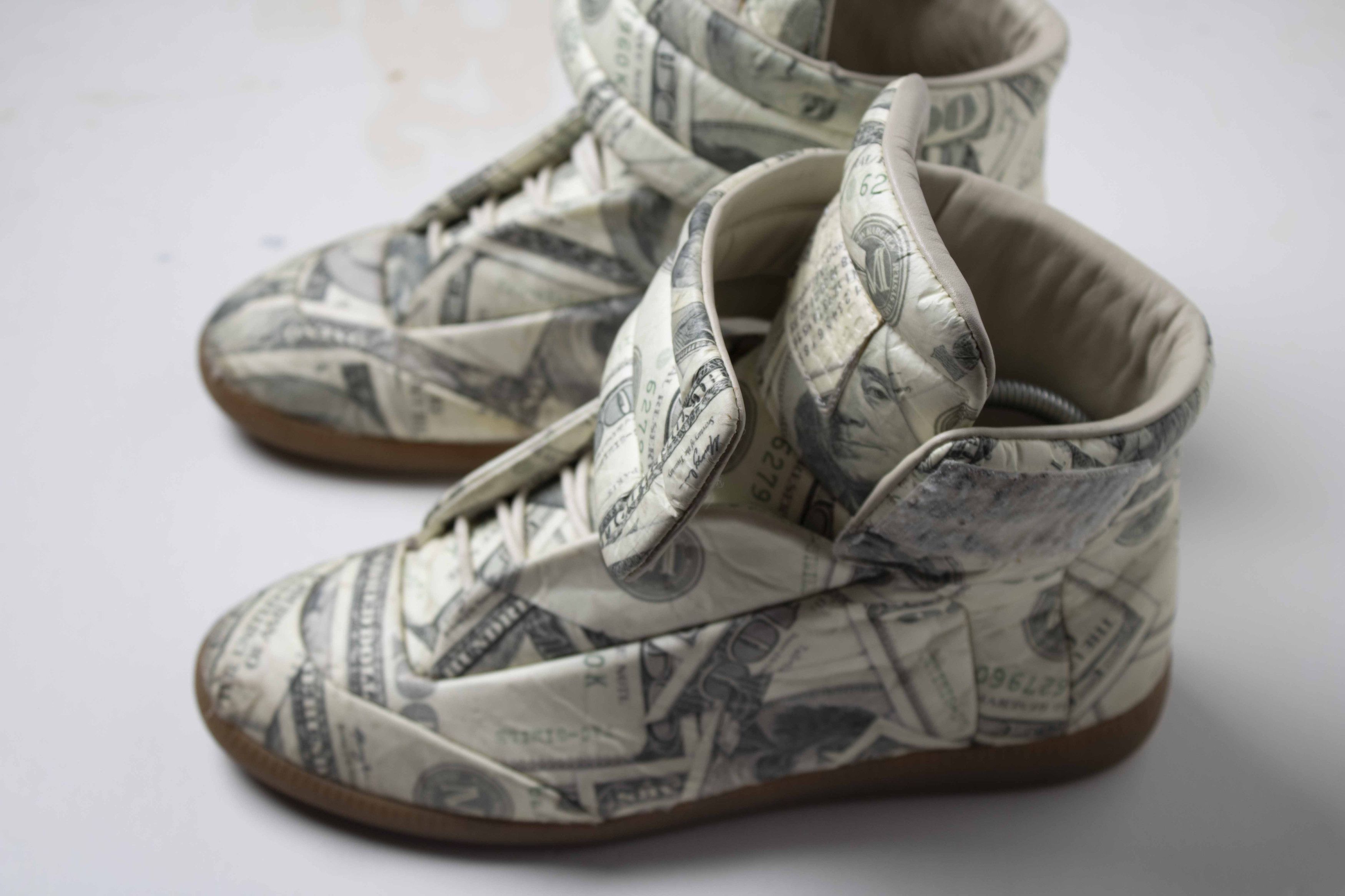 Maison Margiela FUTURE HGIH フューチャーハイドル札柄 Maison Margiela Future Money Print