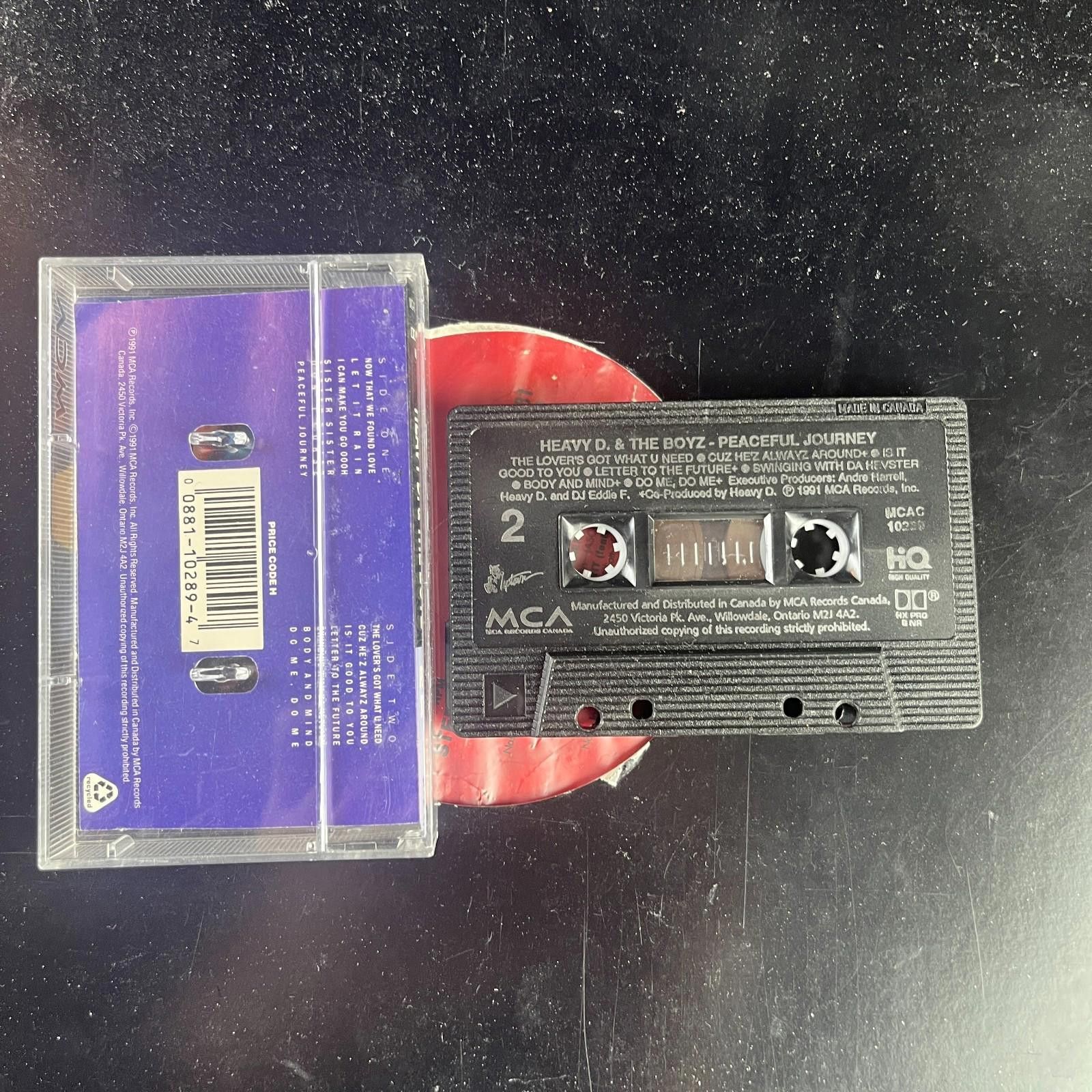 Other Heavy D & The Boyz Peaceful Journey Cassette 1991 MCA Size ONE SIZE - 2 Thumbnail