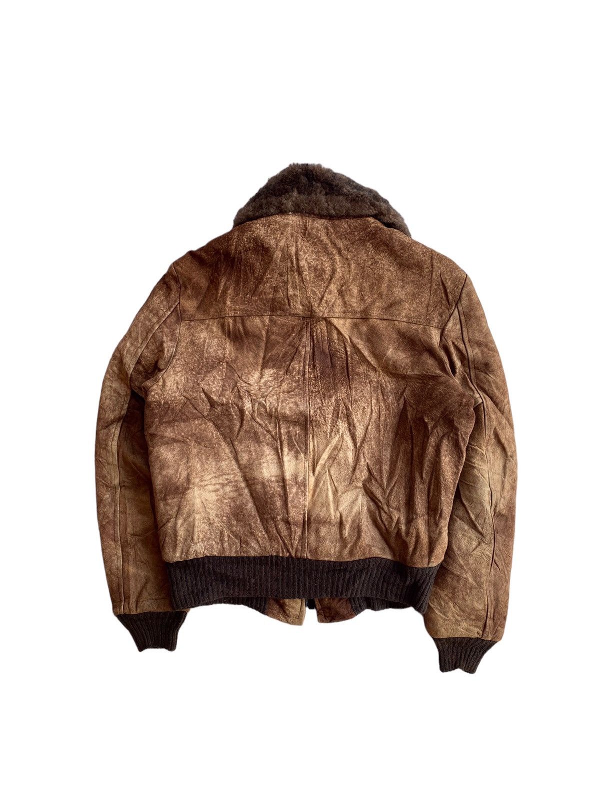 Schott Vintage 70s Garsel Bomber Shearling Jacket Size US M / EU 48-50 / 2 - 2 Thumbnail