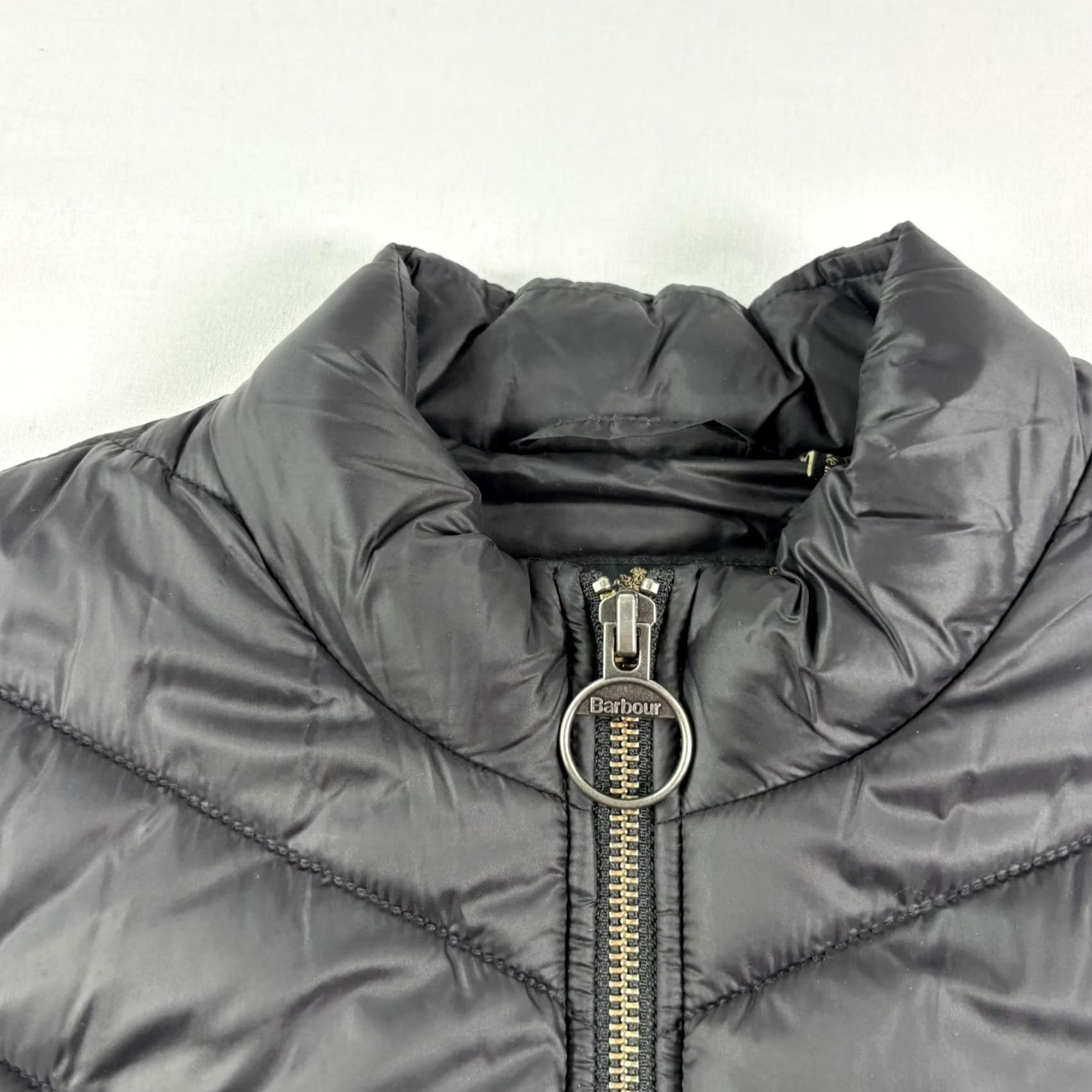 Barbour Barbour Jacket Womens Size 6 Black Quilted Hargate Sweat Full Zip Coat Size M / US 6-8 / IT 42-44 - 5 Thumbnail