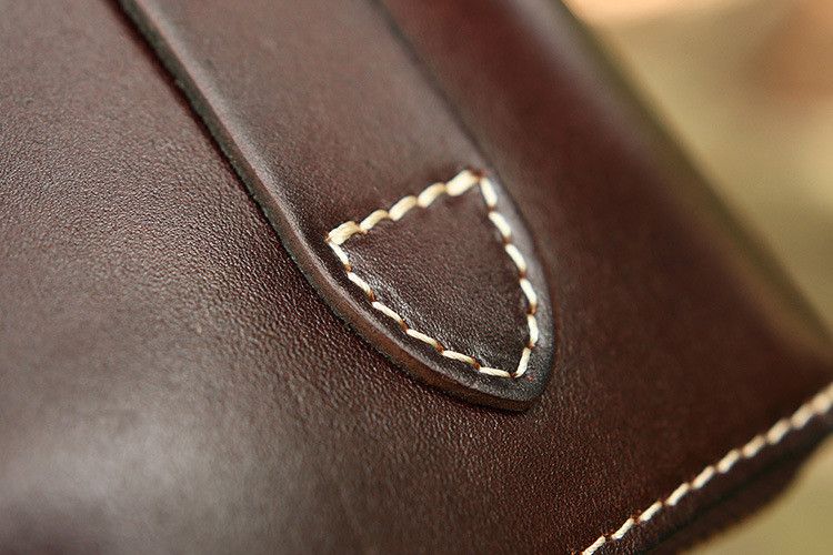 Leather Skull Ghost Head Long Wallet Size ONE SIZE - 7 Thumbnail
