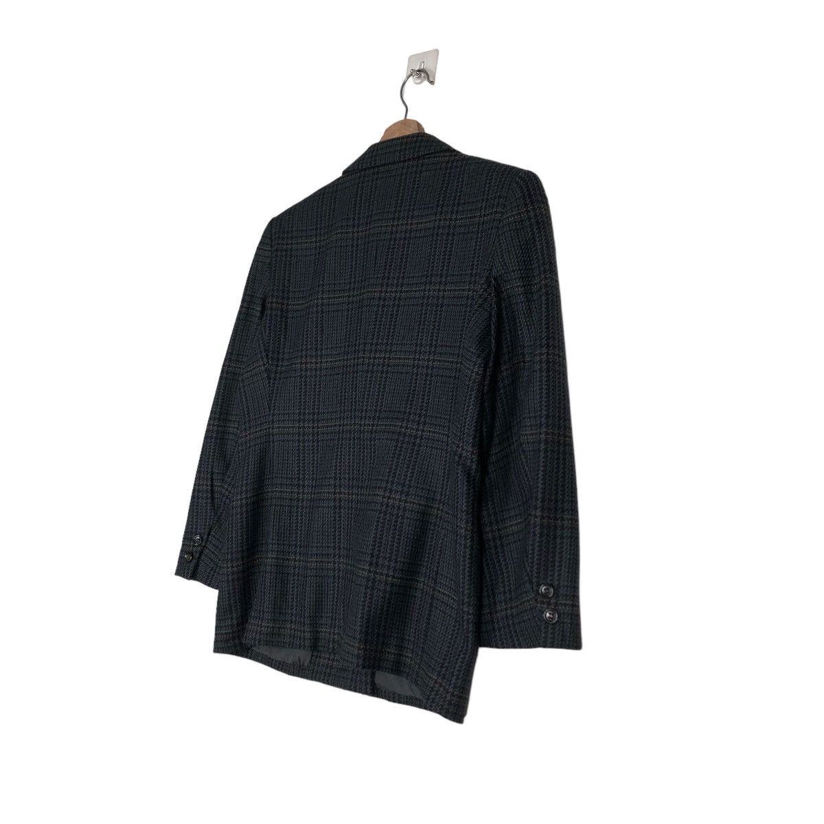 Burberry 🔥Vintage Burberrys Double Breast Coats Jacket Tartan Design Size US M / EU 48-50 / 2 - 10 Thumbnail