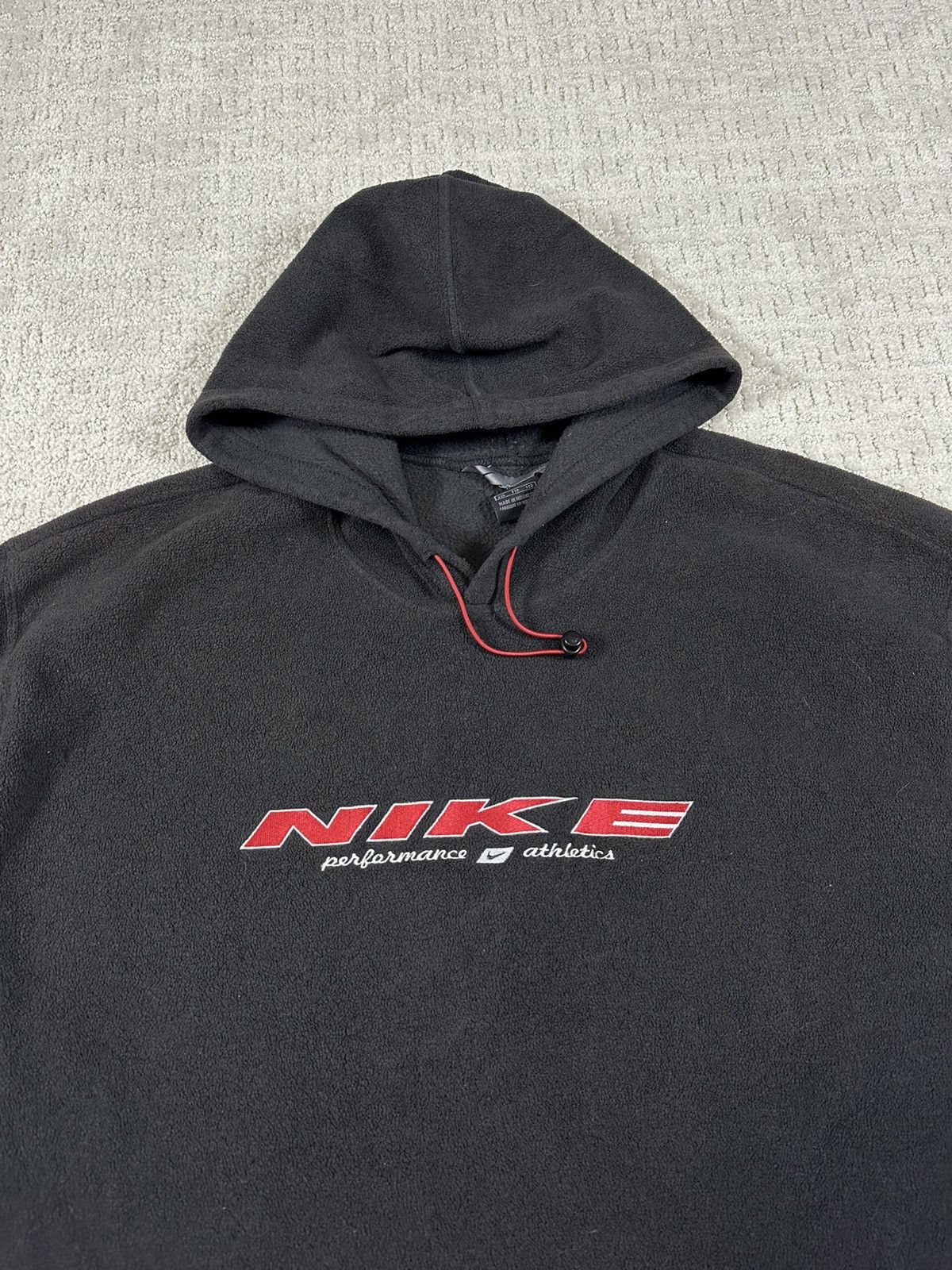 Nike Vintage Y2K Nike Center Swoosh Logo Fleece Size US XXL / EU 58 / 5 - 2 Thumbnail