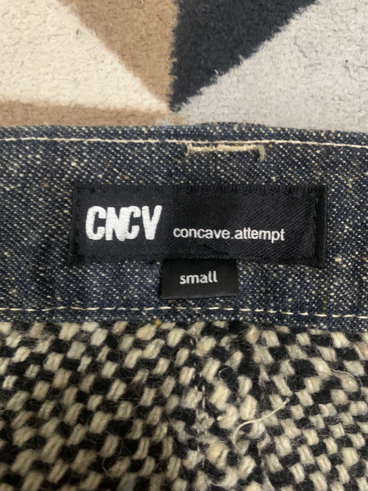 Kapital Japanese Brand CNCV Concave Attempt Faded Jeans like Kapital Size US 33 - 15 Thumbnail