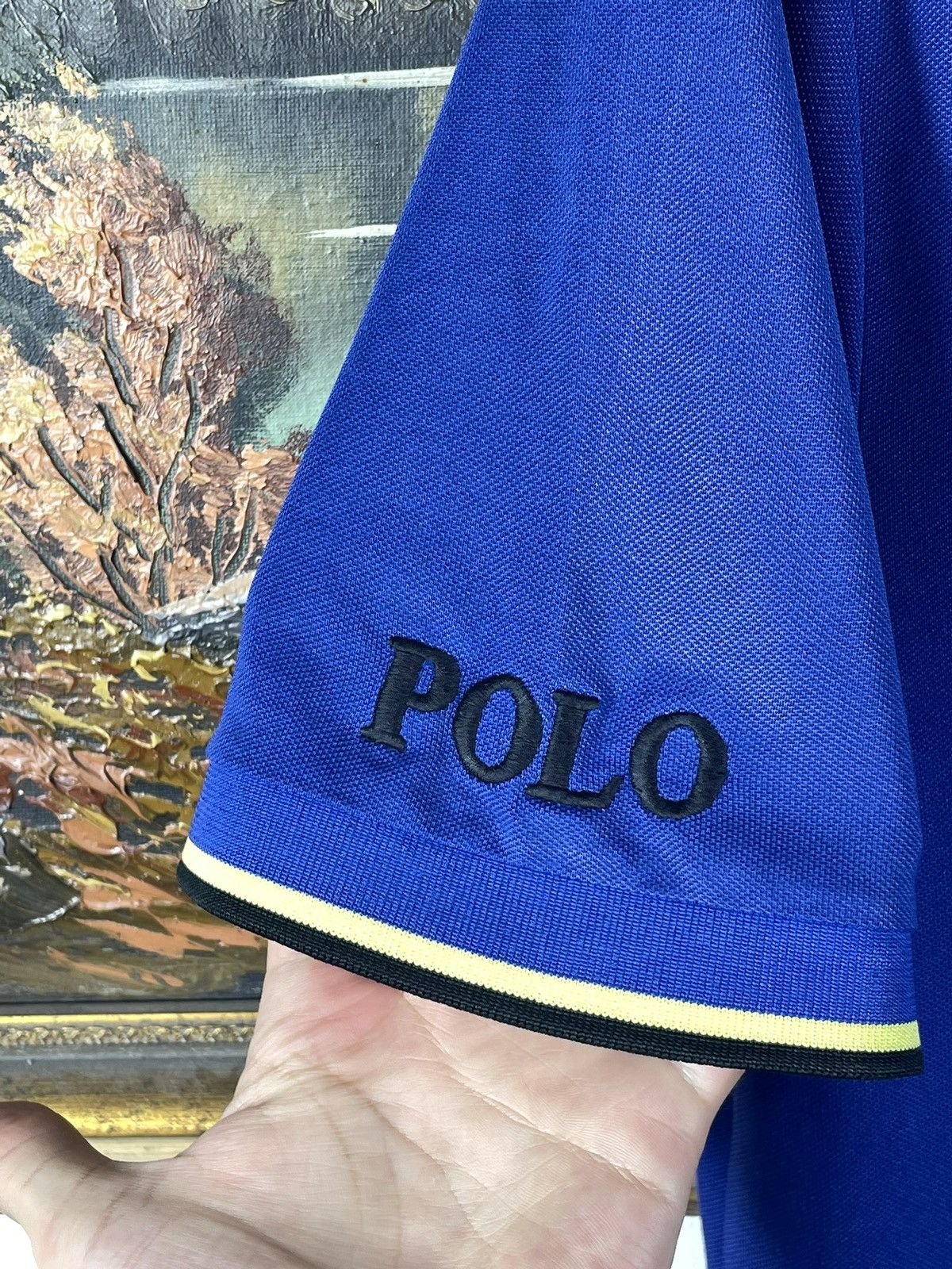 Polo Ralph Lauren × Ralph Lauren × Rugby Ralph Lauren Navy Vintage Retro Y2k 00s Polo Ralph Lauren T shirt Tee Size US S / EU 44-46 / 1 - 7 Thumbnail