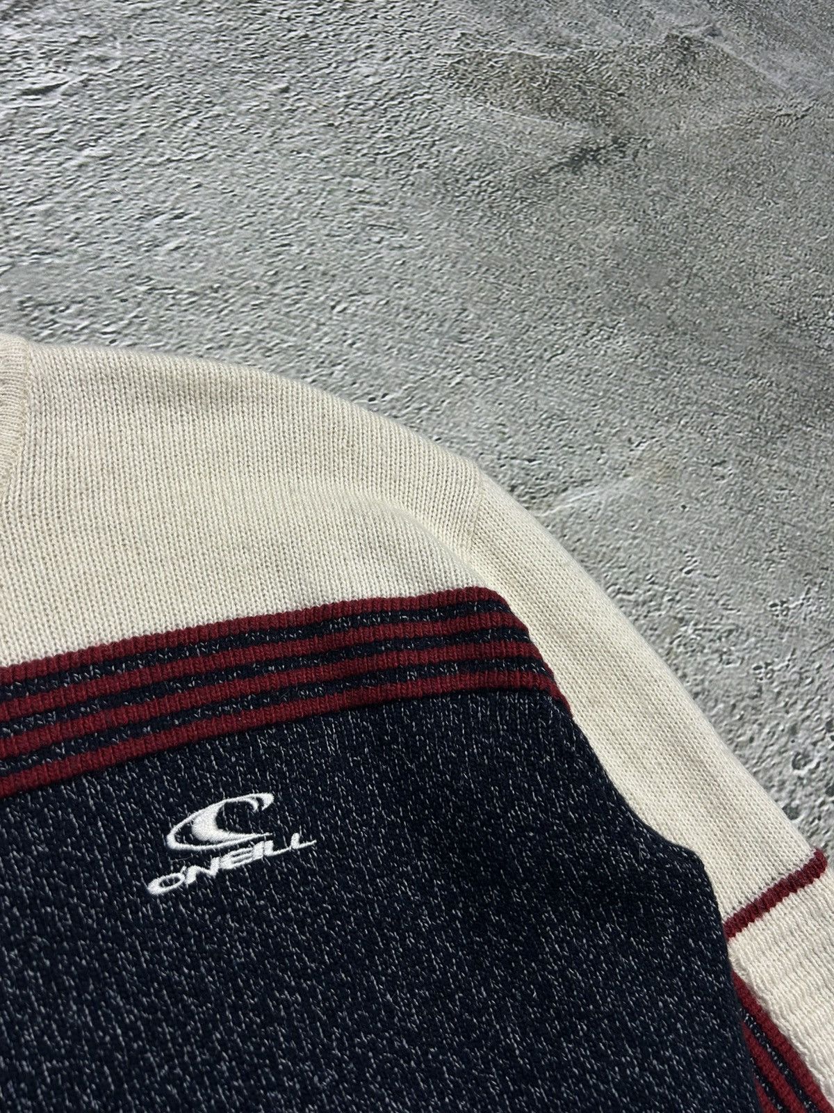 O'Neill × Vintage O'neill vintage sweater beige navy red Size US XXL / EU 58 / 5 - 3 Thumbnail