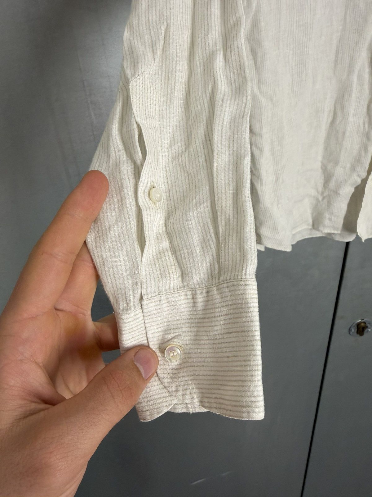 Loro Piana Loro Piana Lino Shirt Size S / US 4 / IT 40 - 4 Thumbnail