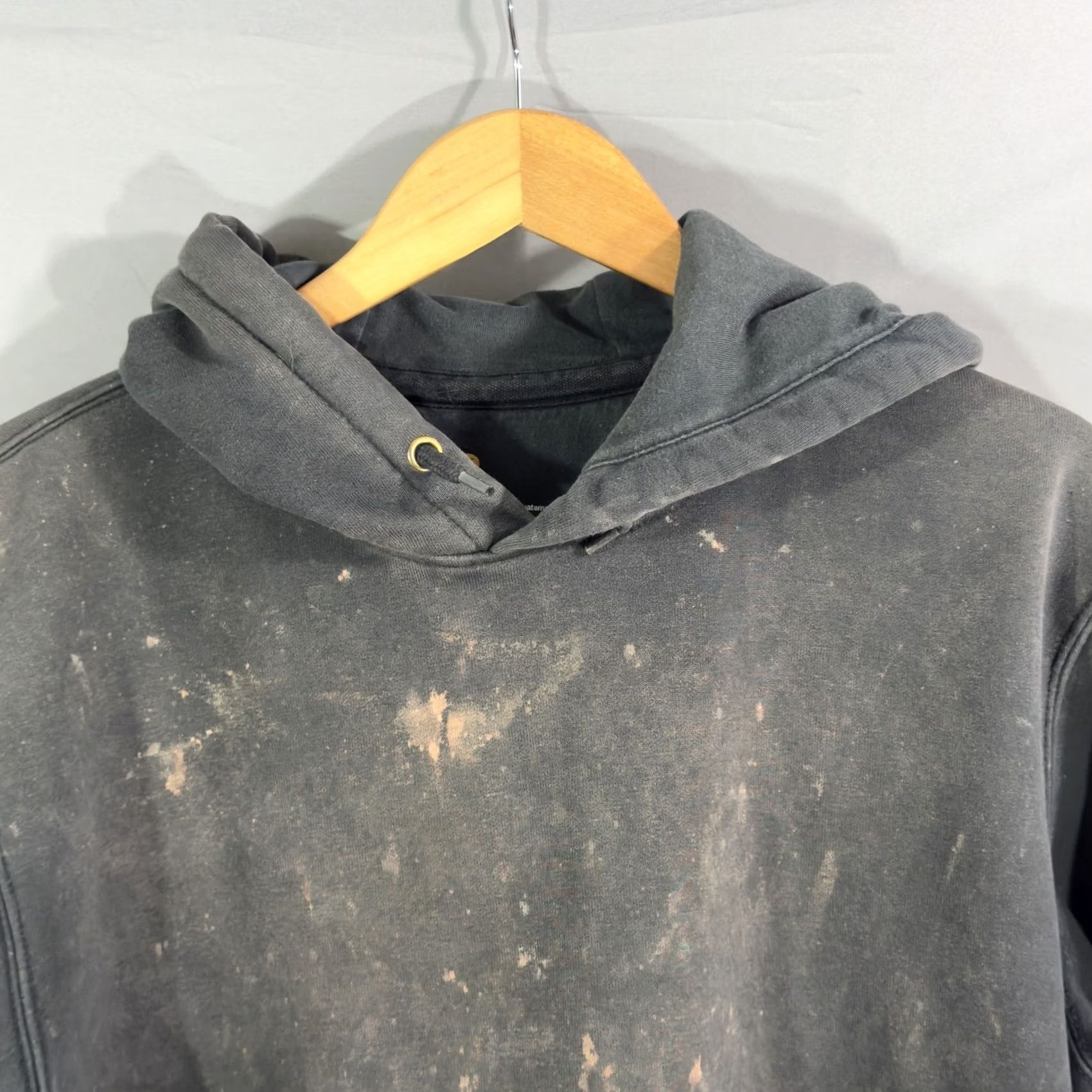 Carhartt VINTAGE Carhartt Hoodie Mens M Black Rain Defender Original Fit Pullover Workwear Distressed Size US M / EU 48-50 / 2 - 5 Thumbnail