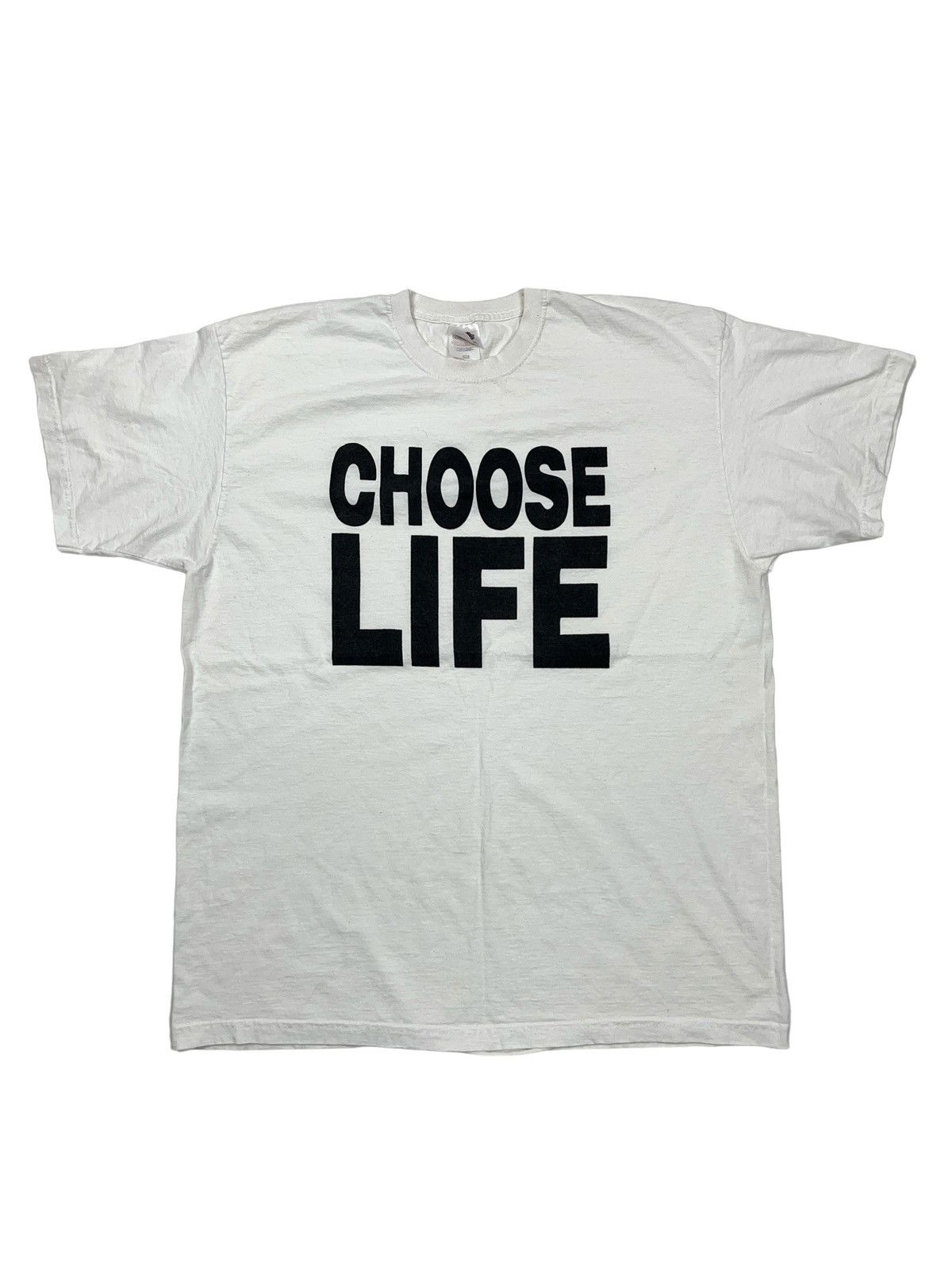 Vintage Vintage Choose Life Trainspotting T-shirt Size US XL / EU 56 / 4 - 1 Thumbnail
