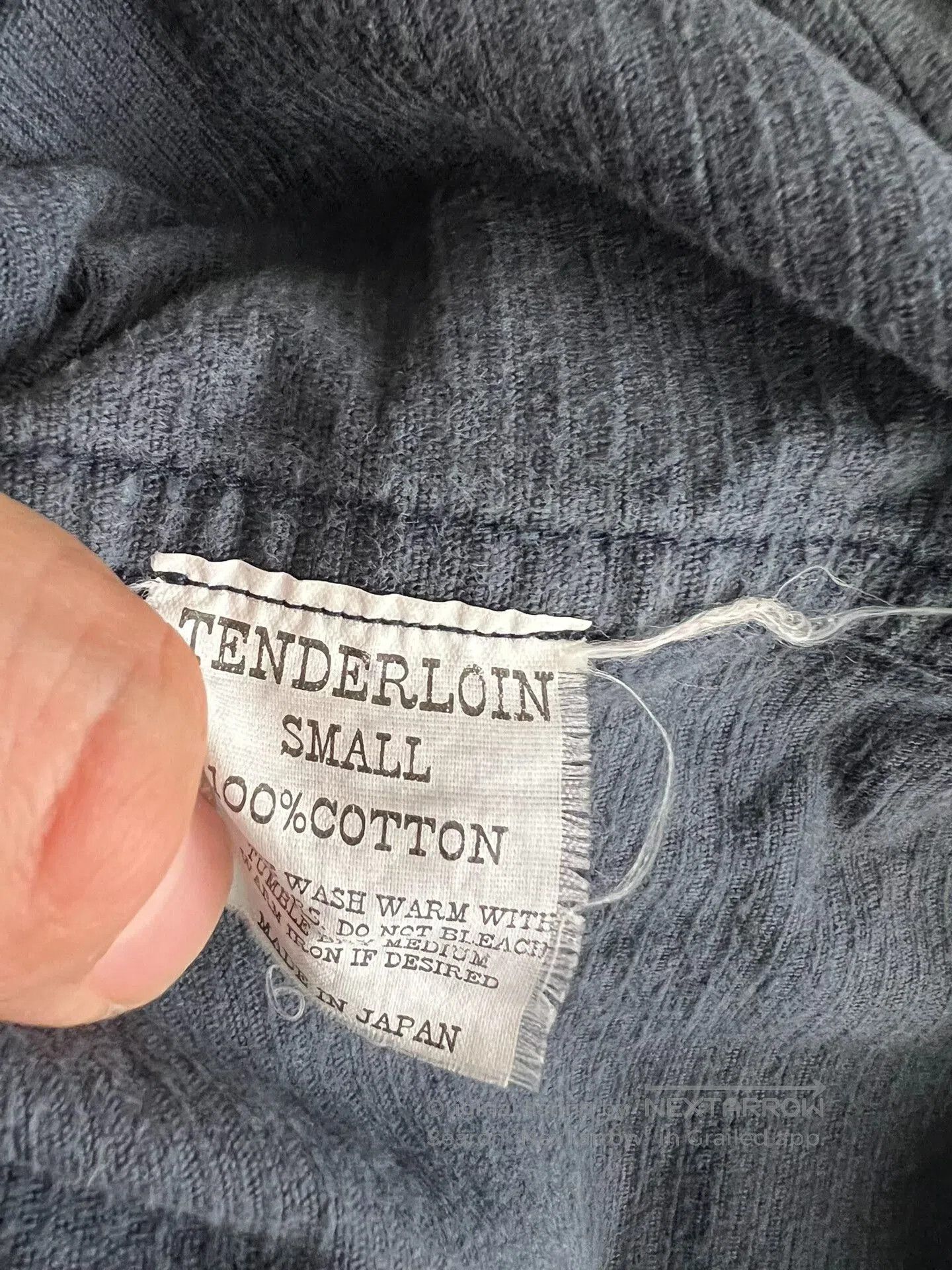 Tenderloin Tenderloin Washed Indigo Corduroy Workshirt. Size US S / EU 44-46 / 1 - 6 Thumbnail