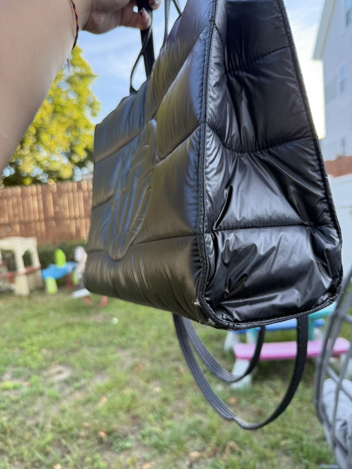 Telfar MED BLACK PUFFER SHOPPER (TELFAR) Size ONE SIZE - 5 Thumbnail