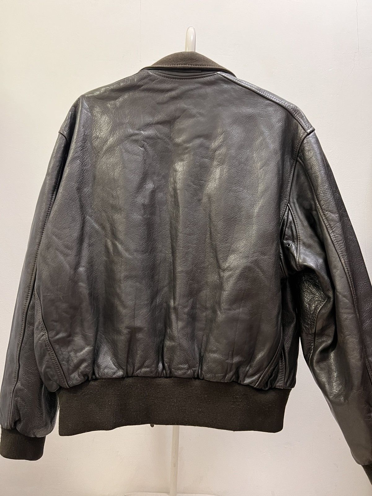 Chevignon × Vintage Chevignon super vintage retro black leather jacket Size US XL / EU 56 / 4 - 4 Thumbnail