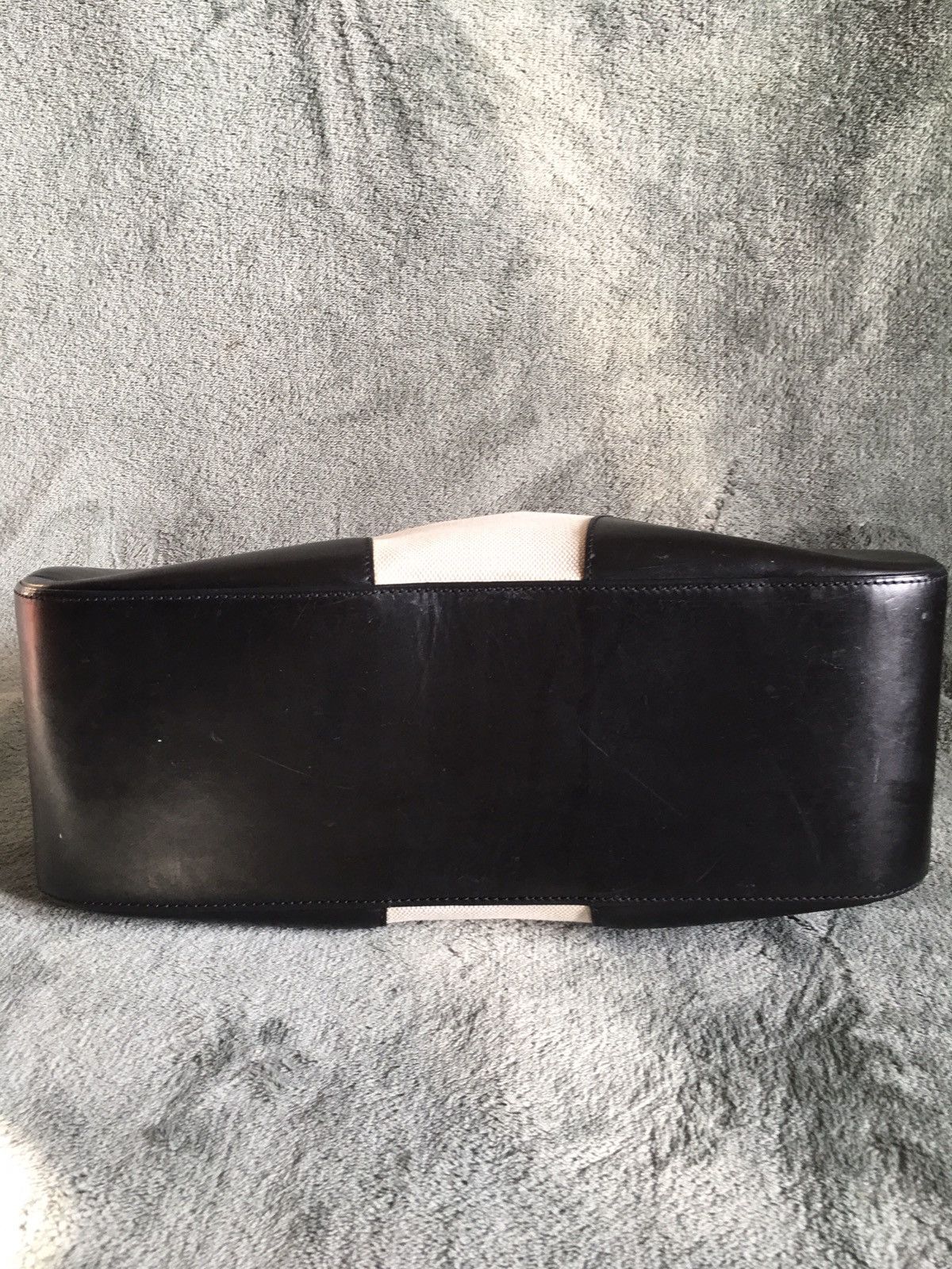 Bally BALLY Leather Canvas Black White Shoulder Bag Handbag Size ONE SIZE - 7 Thumbnail