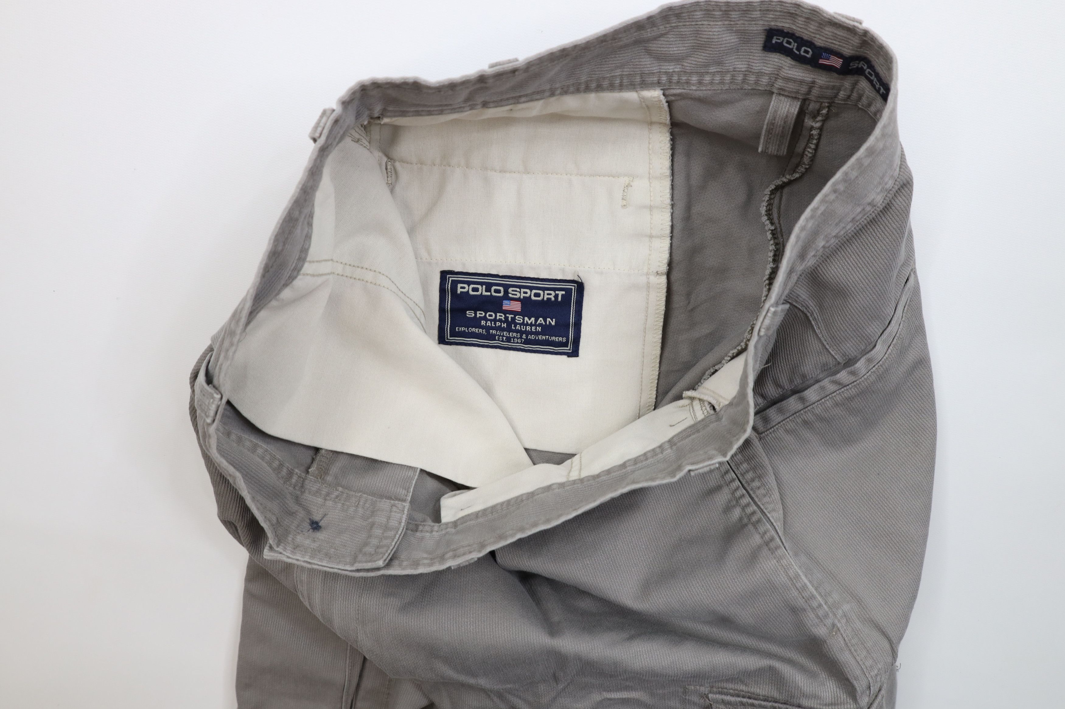Ralph Lauren Vintage 90s Polo Sport Ralph Lauren Sportsman Cargo Shorts Size US 34 / EU 50 - 9 Thumbnail