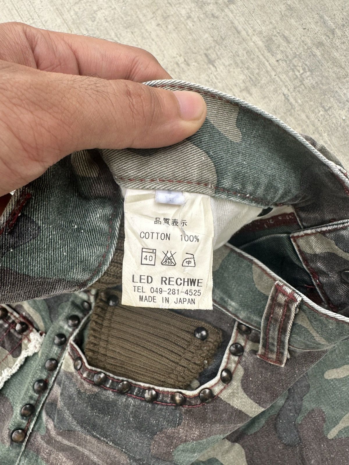If Six Was Nine 2000s Rare Led rechwe studded camo pants Size US 30 / EU 46 - 5 Thumbnail