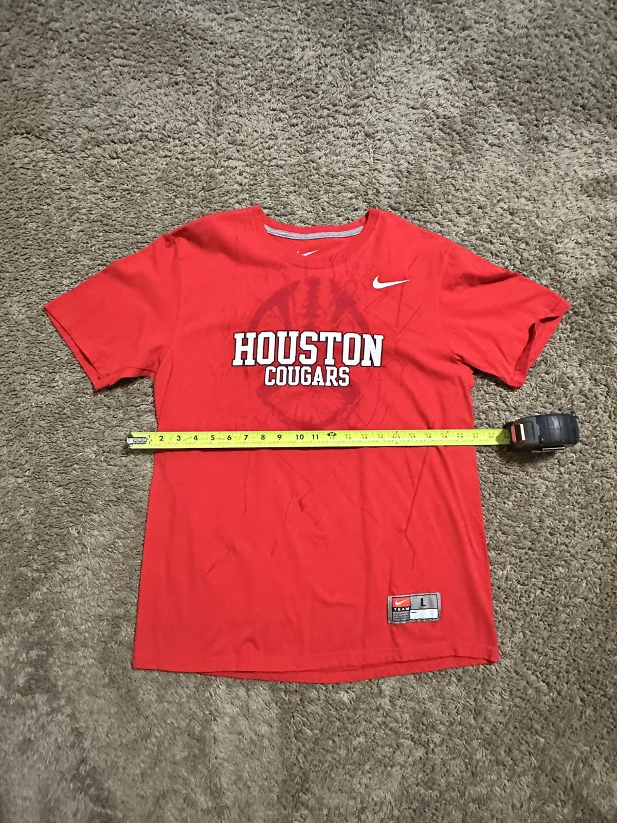 NCAA Vintage NCAA Nike Houston Cougars shirt 00s size large Size US L / EU 52-54 / 3 - 4 Thumbnail