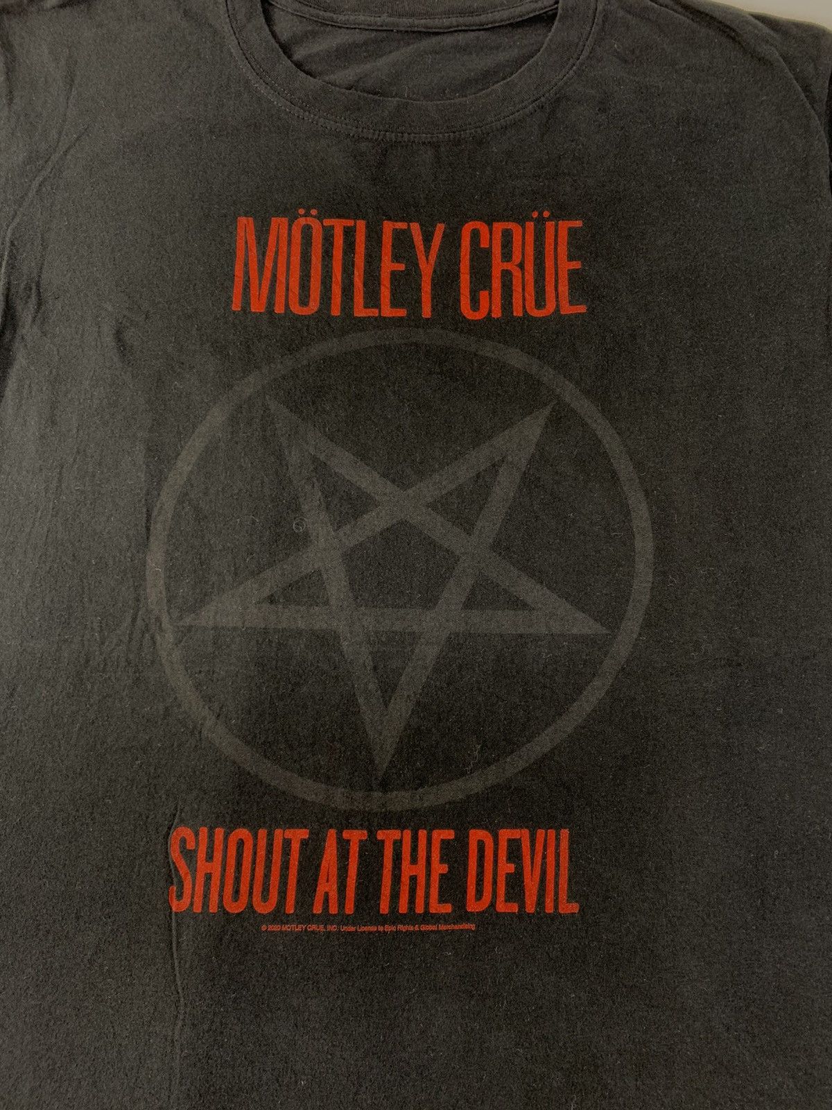 Band Tees Motley Crue Shout At The Devil American Band Big Logo Tee Size US L / EU 52-54 / 3 - 4 Thumbnail