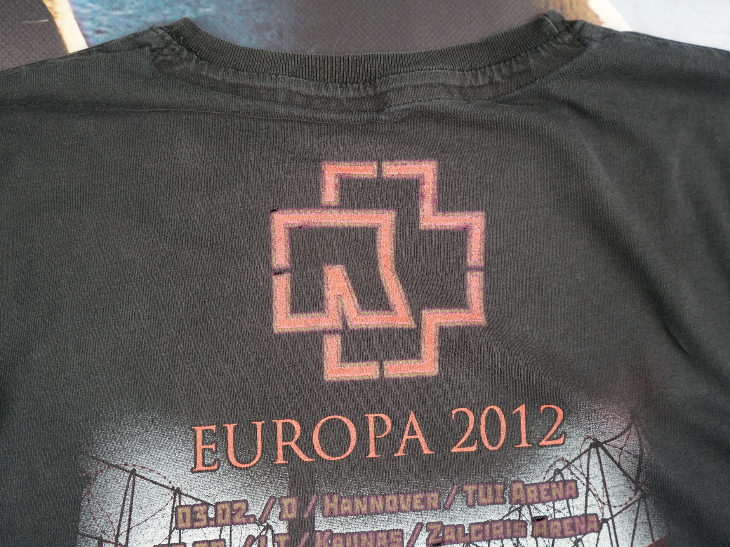 Band Tees × Vintage Vintage 2012 Rammstein Tour T-Shirt Size US M / EU 48-50 / 2 - 11 Thumbnail