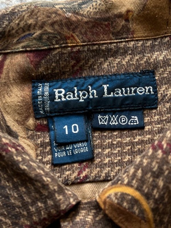 Polo Ralph Lauren Polo Ralph Lauren Sz 10 Duck Shirt Viscose Vintage 90s Size M / US 6-8 / IT 42-44 - 3 Thumbnail