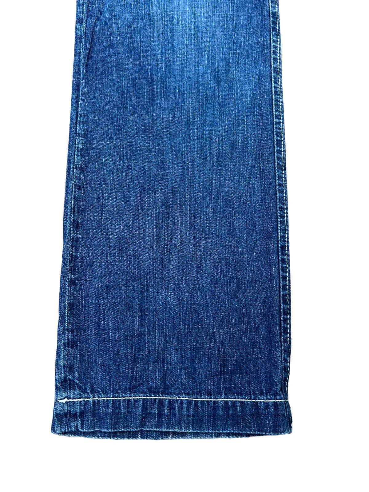 Comme des Garcons Homme Vintage CDGH Distress Fade Blue Denim Military Work Pant Size US 29 - 11 Thumbnail