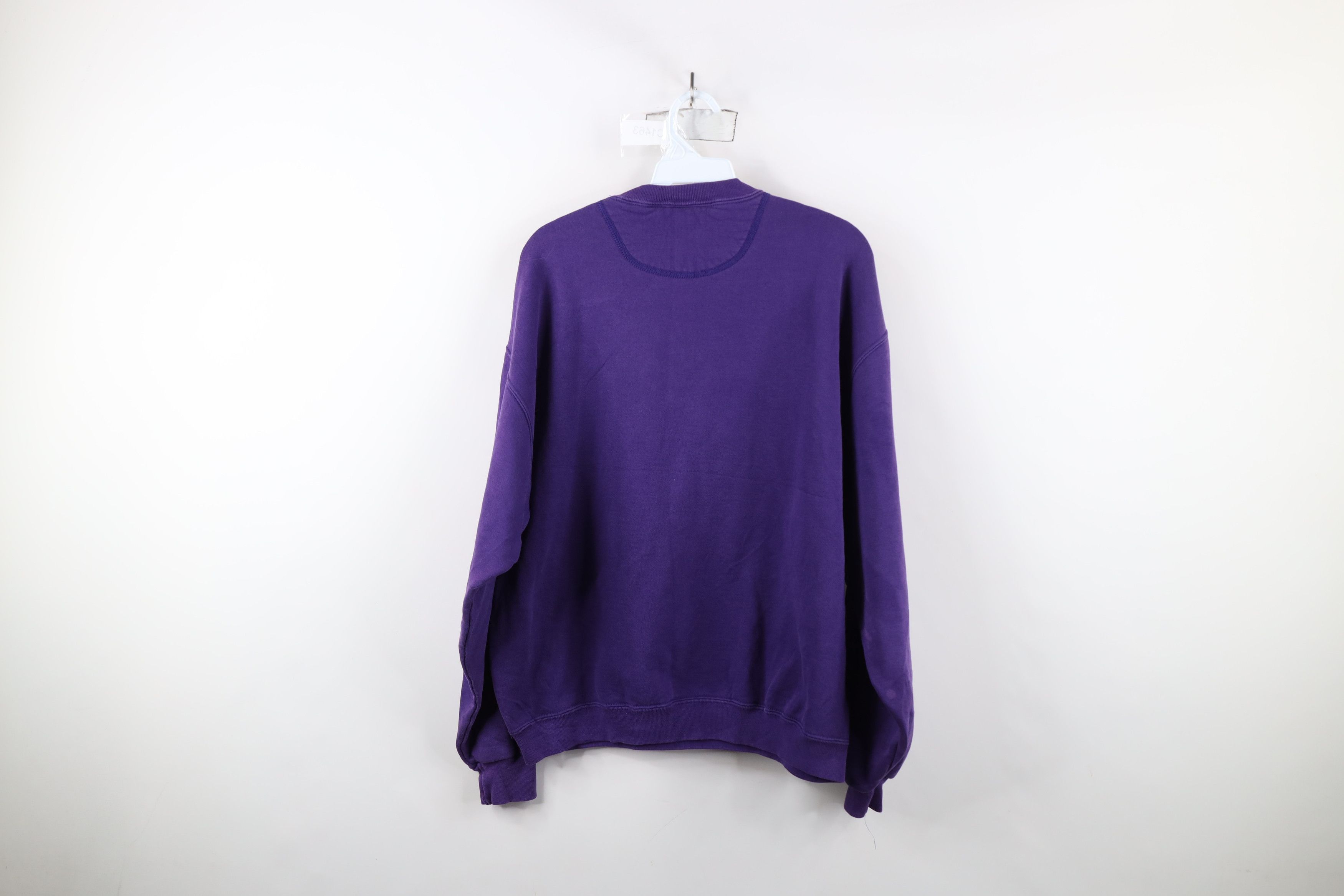 Lands' End × Vintage Vintage 90s Lands End Motorcycle Sweatshirt Purple USA Size US M / EU 48-50 / 2 - 13 Thumbnail