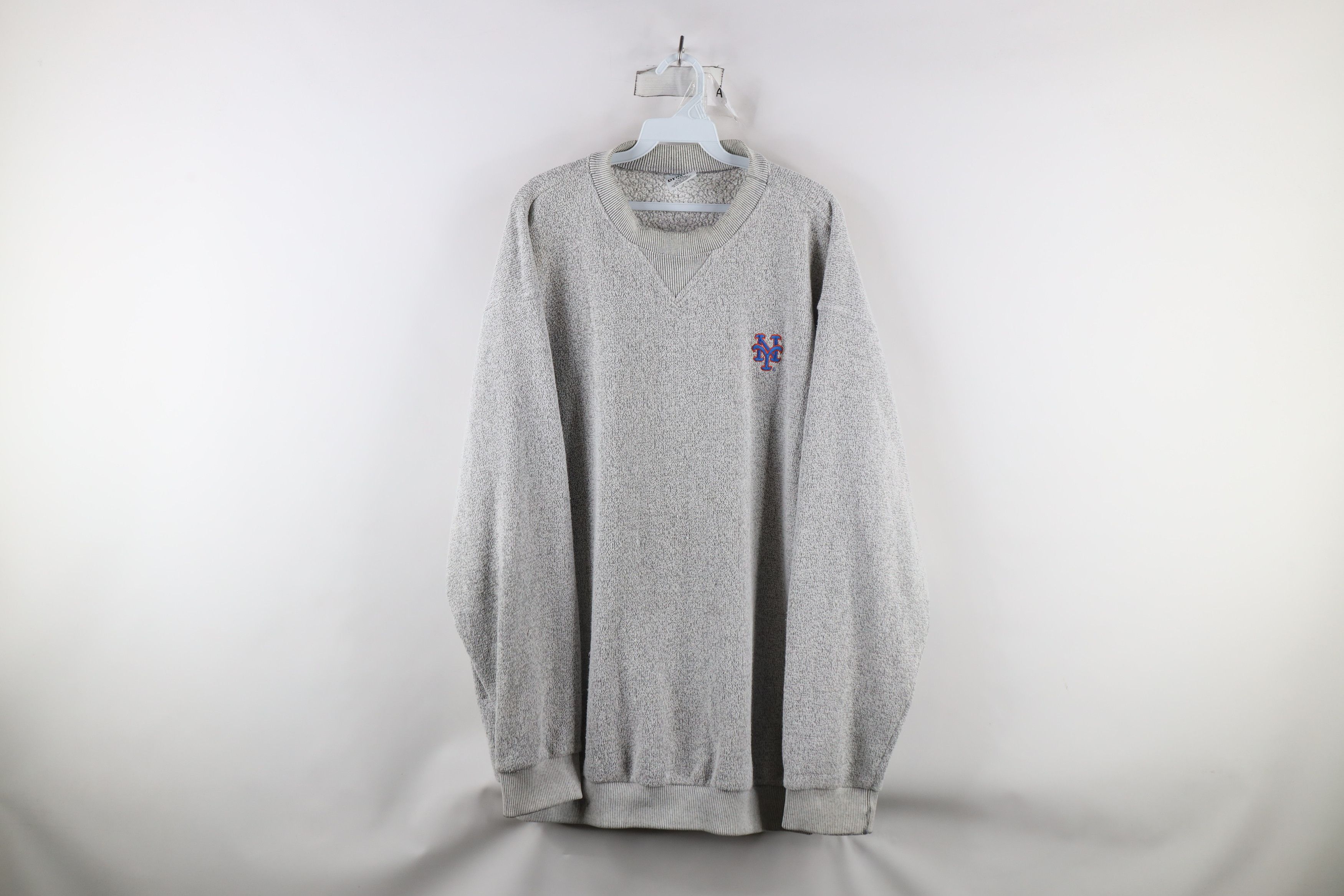 Vintage Vintage 90s Terry Cloth New York Mets Baseball Sweatshirt Size US XXL / EU 58 / 5 - 1 Thumbnail