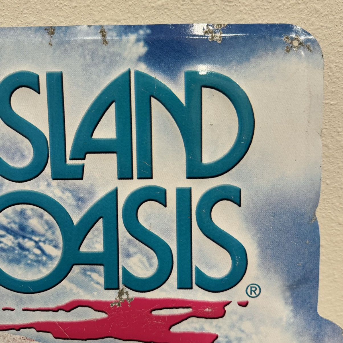 Vintage Island Oasis 16x18in Pina Colada Mixed Drink Tin Metal Sign Size ONE SIZE - 5 Thumbnail
